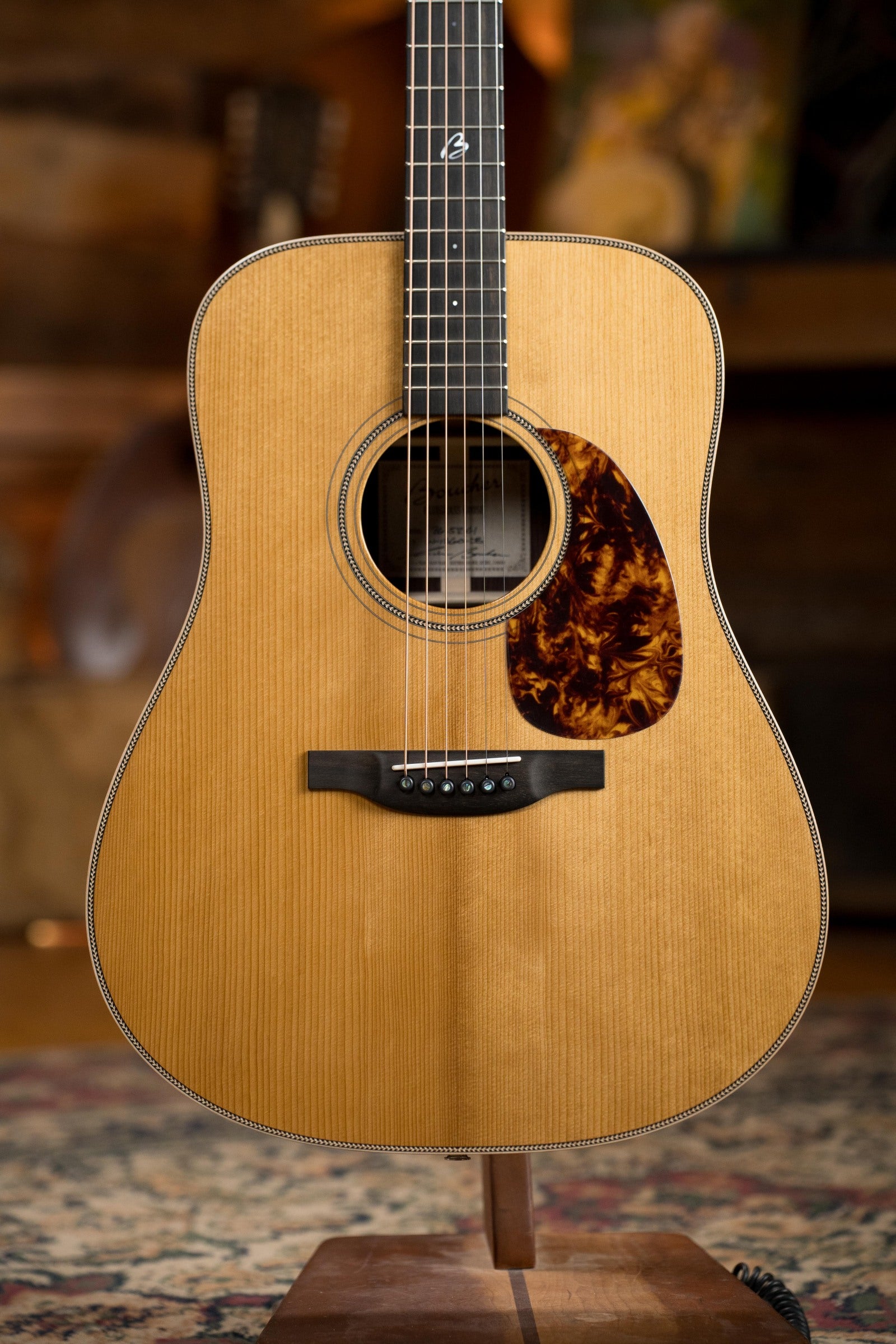 Boucher BG-52-GI Bluegrass Goose Series Torrefied Adirondack Red Spruce/East Indian Rosewood Dreadnought Guitar w/K&K Pickup #1360