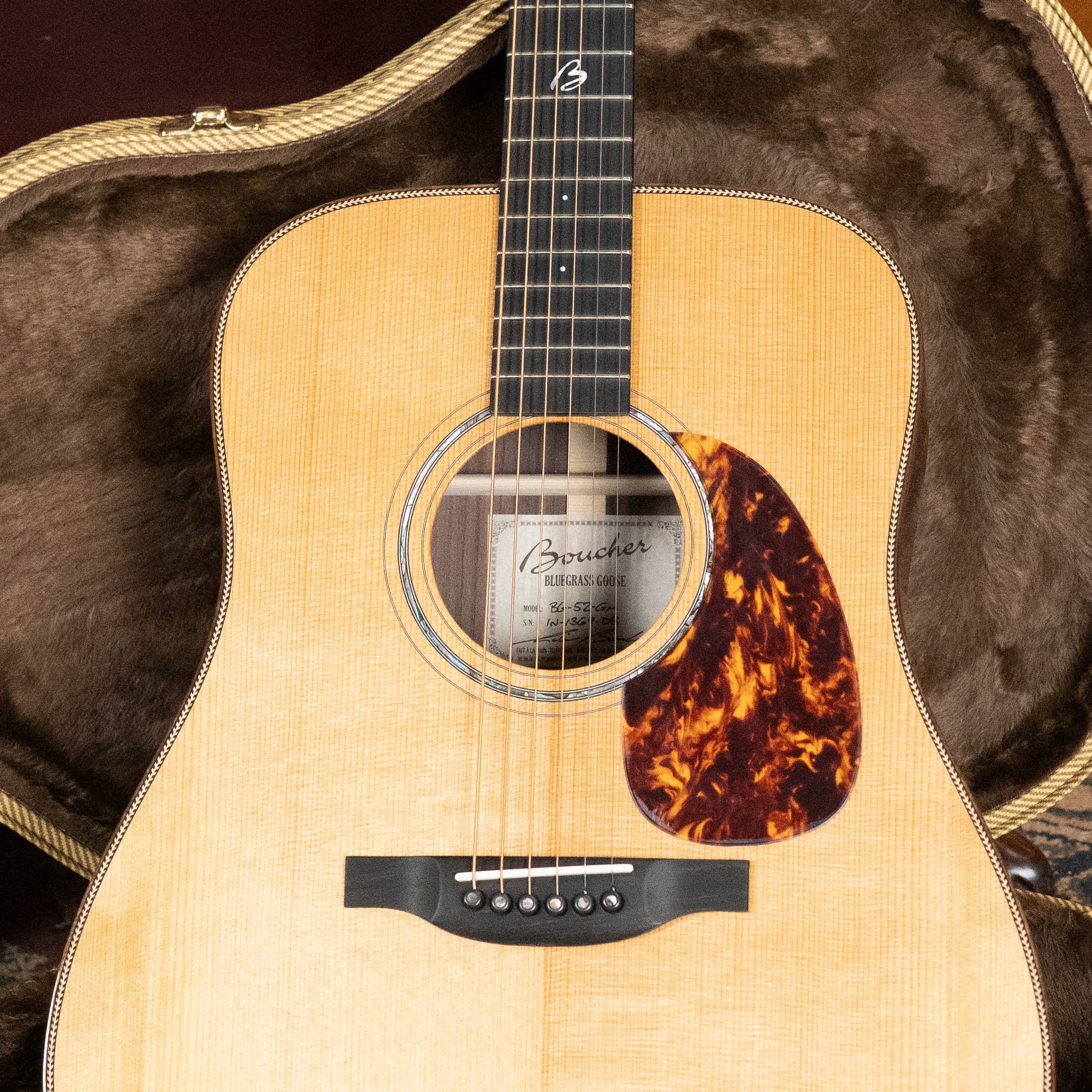 Boucher BG-52-GM Torrefied Master Grade Adirondack Red Spruce/East Indian Rosewood Bluegrass Goose Series Dreadnought Acoustic Guitar #1369