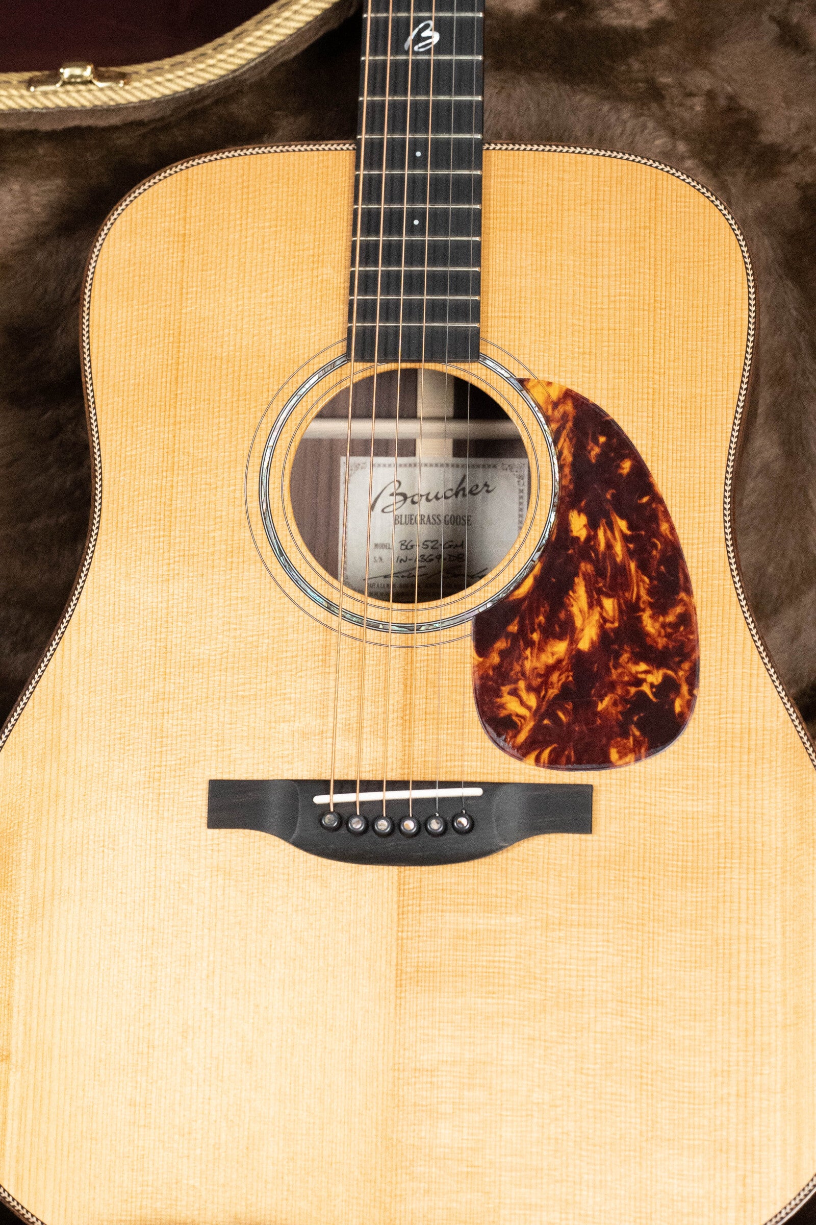 Boucher BG-52-GM Torrefied Master Grade Adirondack Red Spruce/East Indian Rosewood Bluegrass Goose Series Dreadnought Acoustic Guitar #1369