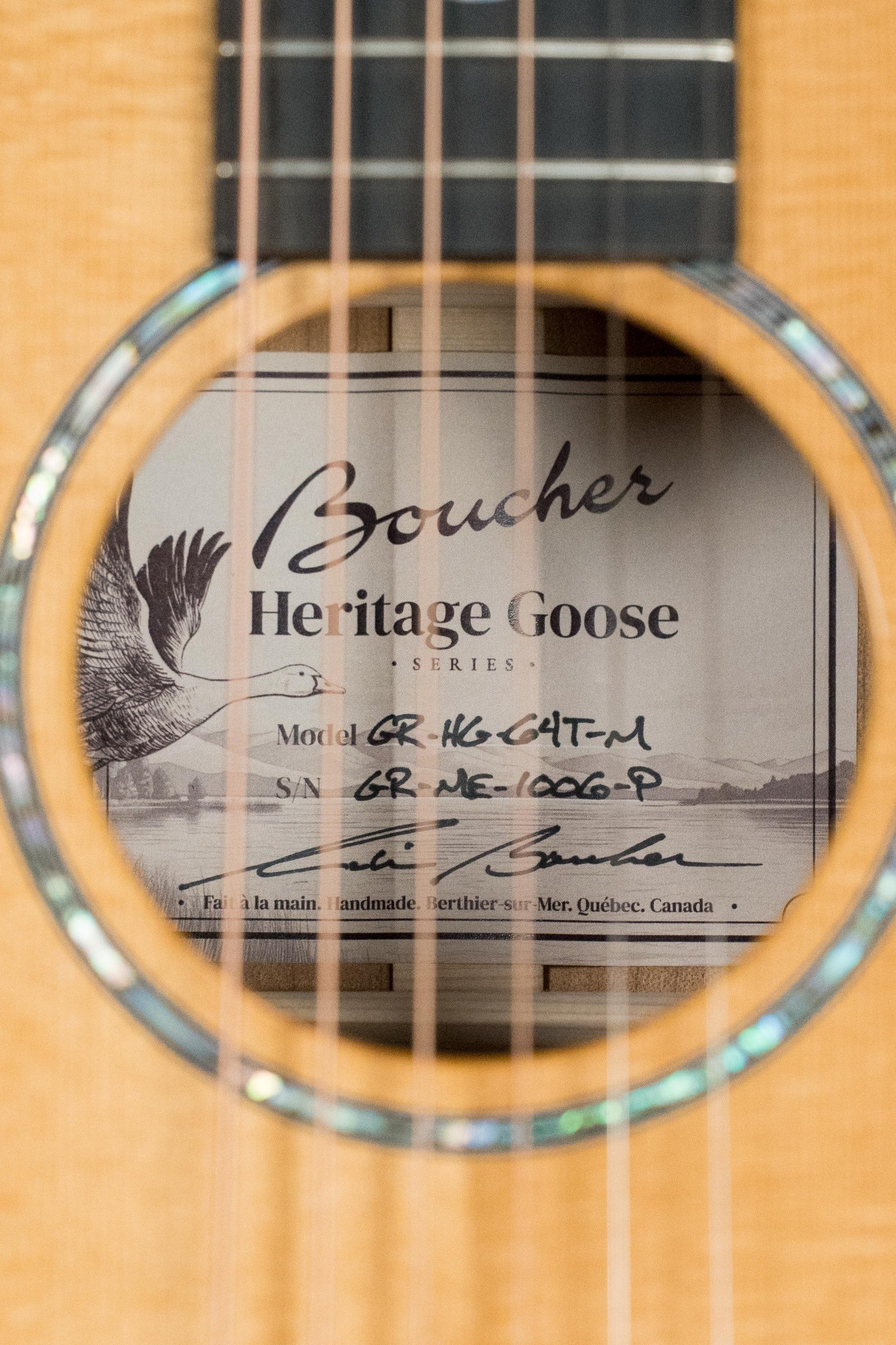 Boucher GR-HG-64T-M Grande Reserve Master Series ALL Torrefied Adirondack/Flamed Maple Parlor Acoustic Guitar #1006