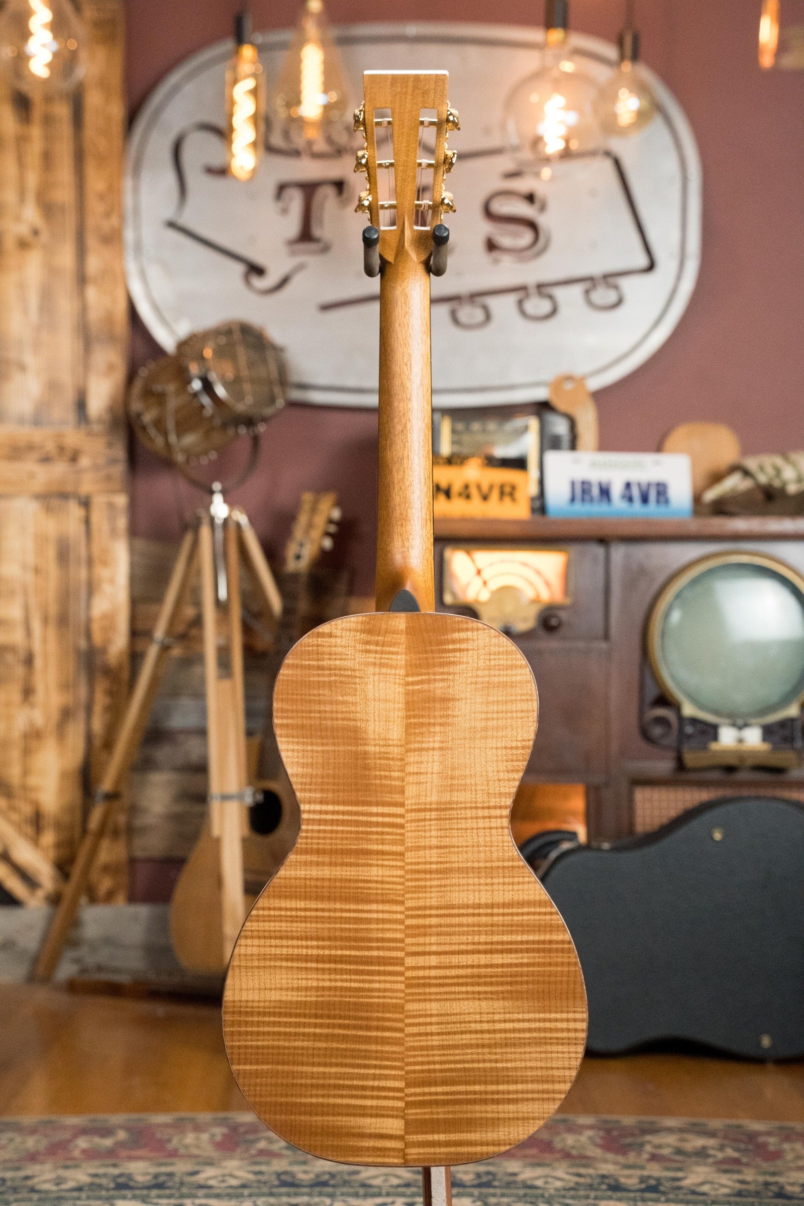 Boucher GR-HG-64T-M Grande Reserve Master Series ALL Torrefied Adirondack/Flamed Maple Parlor Acoustic Guitar #1006