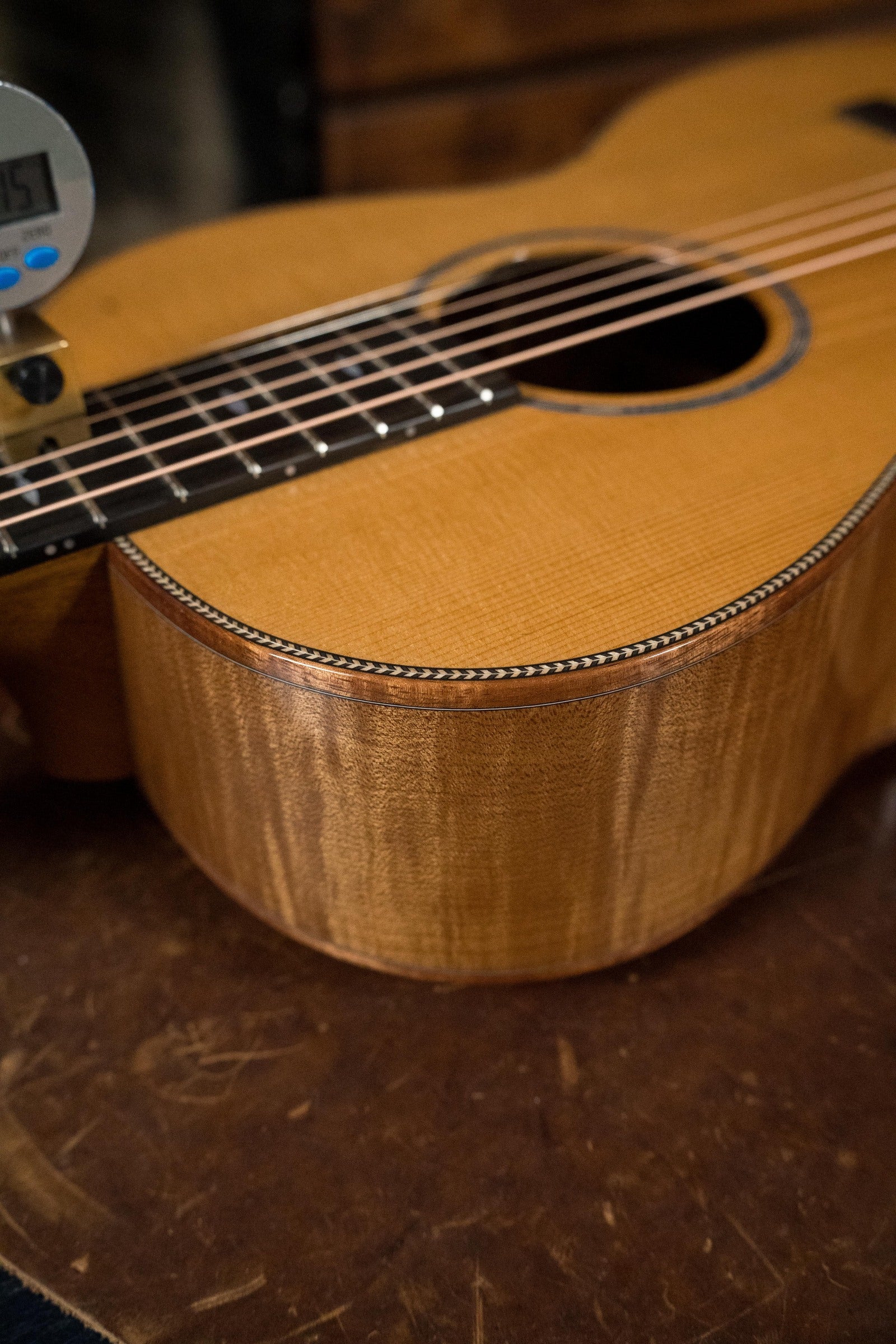 Boucher GR-HG-64T-M Grande Reserve Master Series ALL Torrefied Adirondack/Flamed Maple Parlor Acoustic Guitar #1006