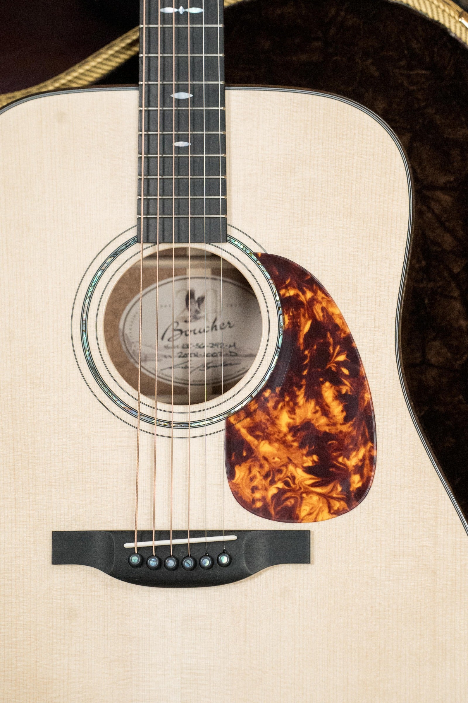 Boucher Limited Edition 20th Anniversary Model Master Grade Adirondack/Quilted Sapele Dreadnought Acoustic Guitar #1002