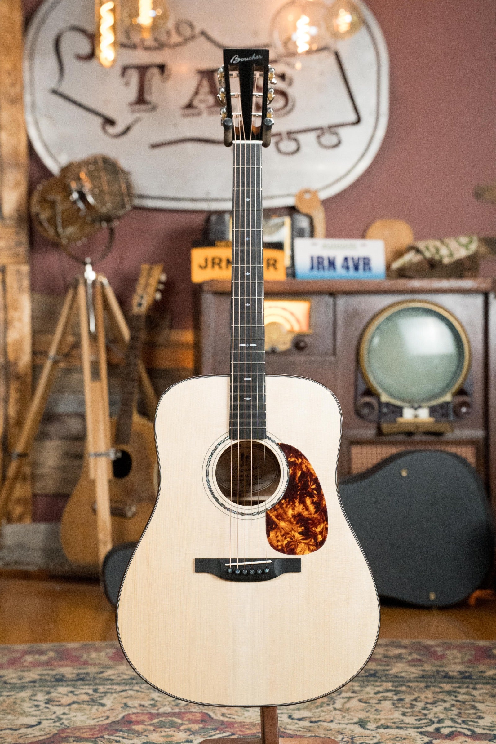 Boucher Limited Edition 20th Anniversary Model Master Grade Adirondack/Quilted Sapele Dreadnought Acoustic Guitar #1002