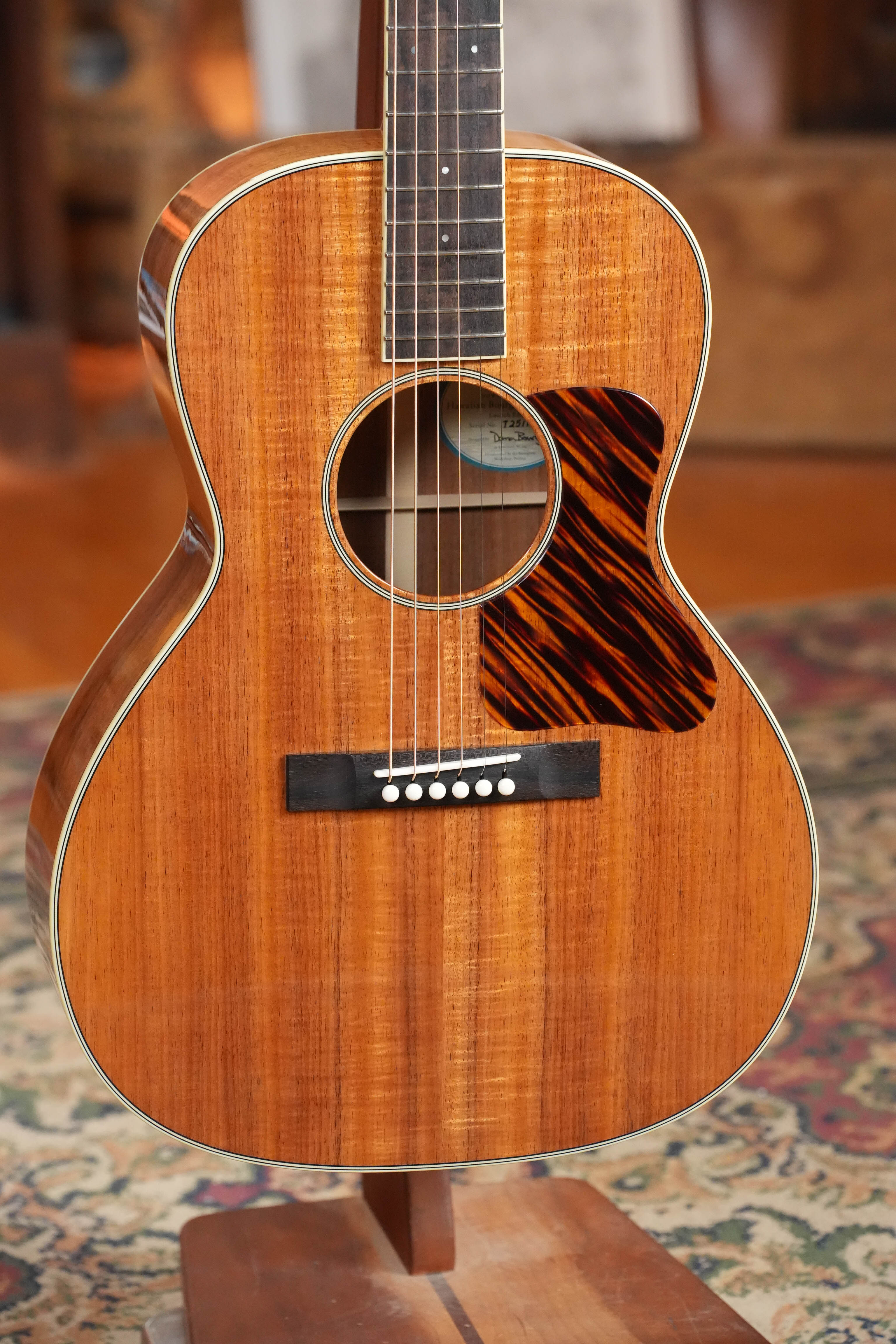 Bourgeois 2026 Launch Downeast Hawaiian Blues Series All Koa LDB Acoustic Guitar #1226