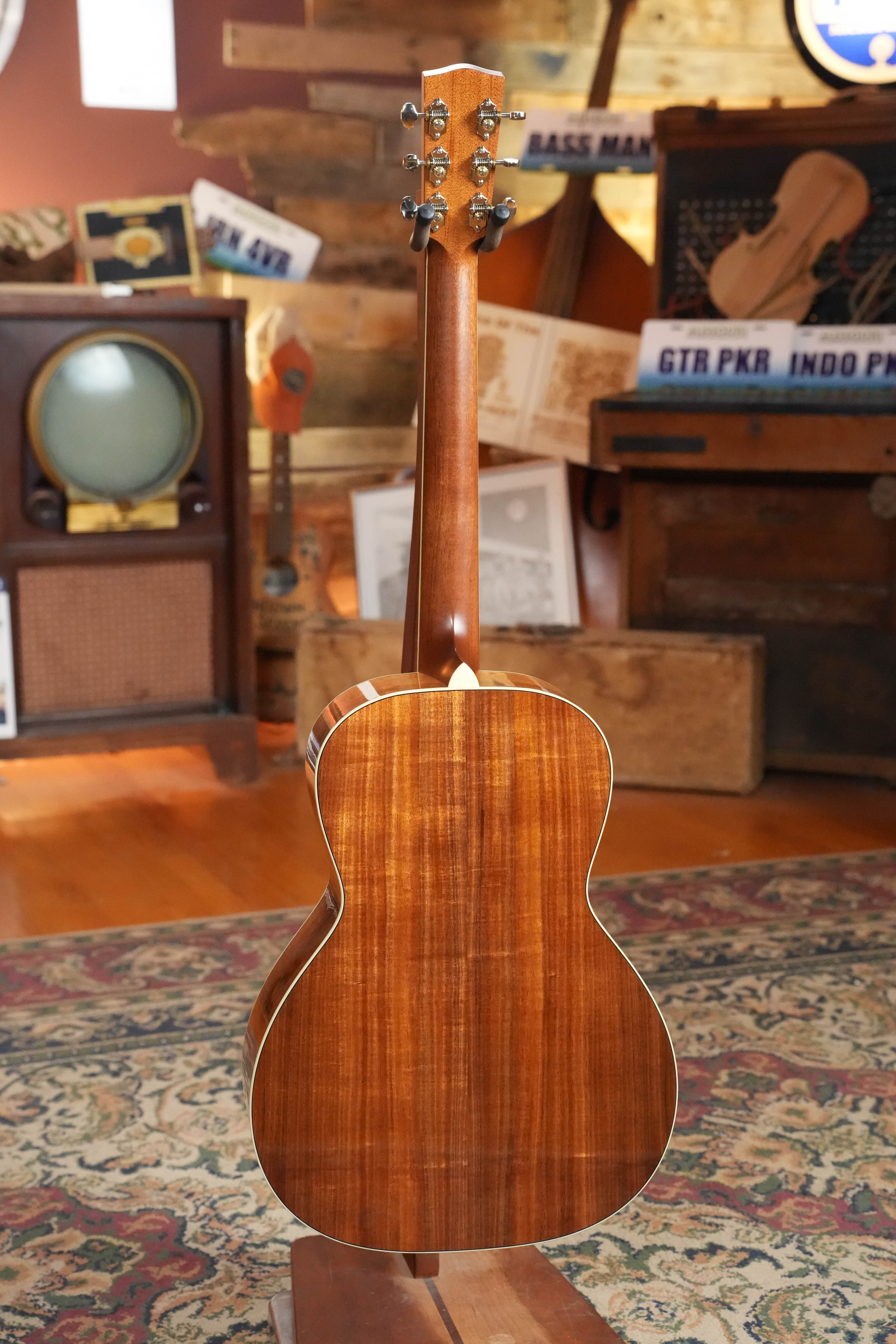 Bourgeois 2026 Launch Downeast Hawaiian Blues Series All Koa LDB Acoustic Guitar #1226