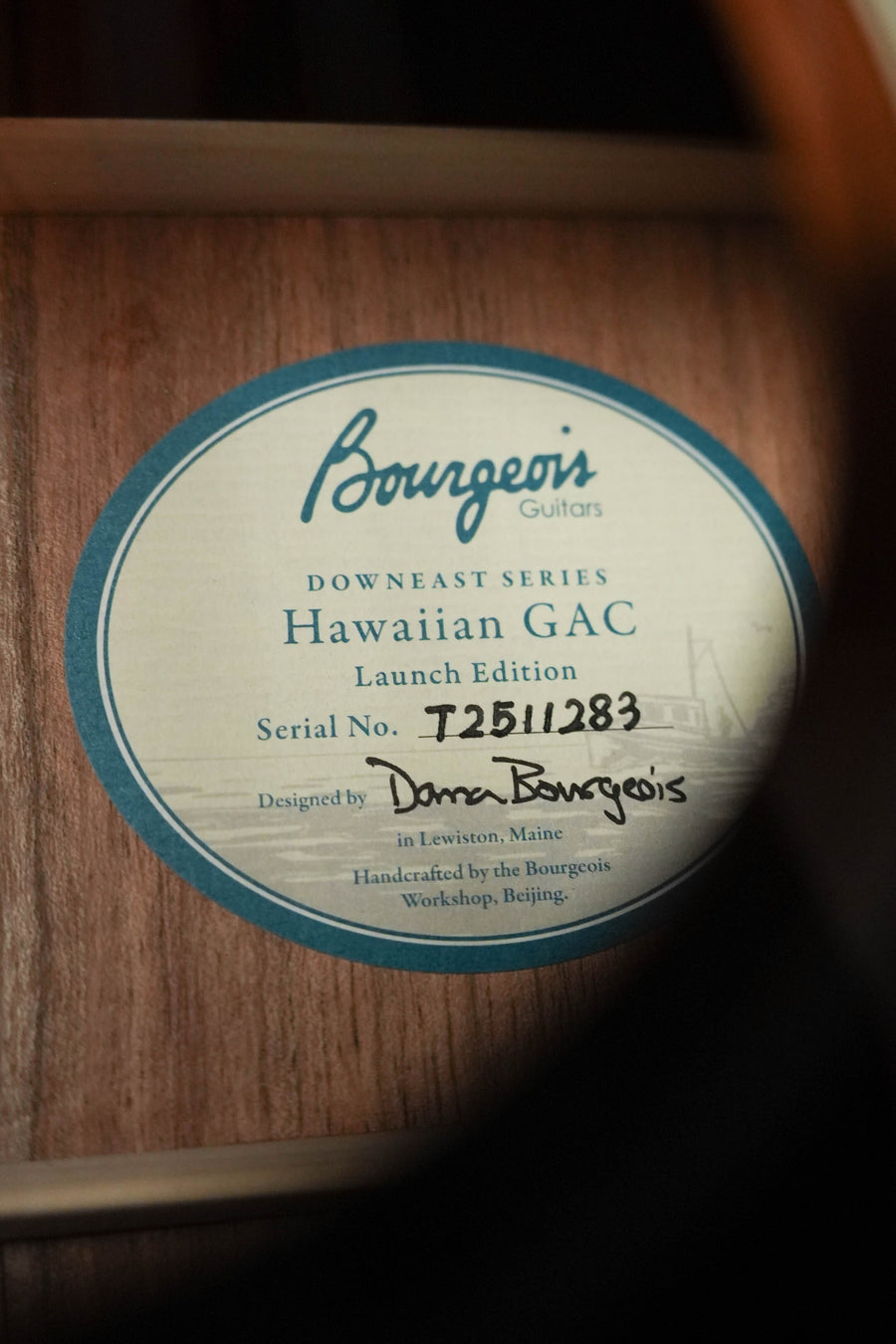 Bourgeois 2026 Launch Downeast Hawaiian Series All Koa Grand Auditorium Cutaway Acoustic Guitar #1283