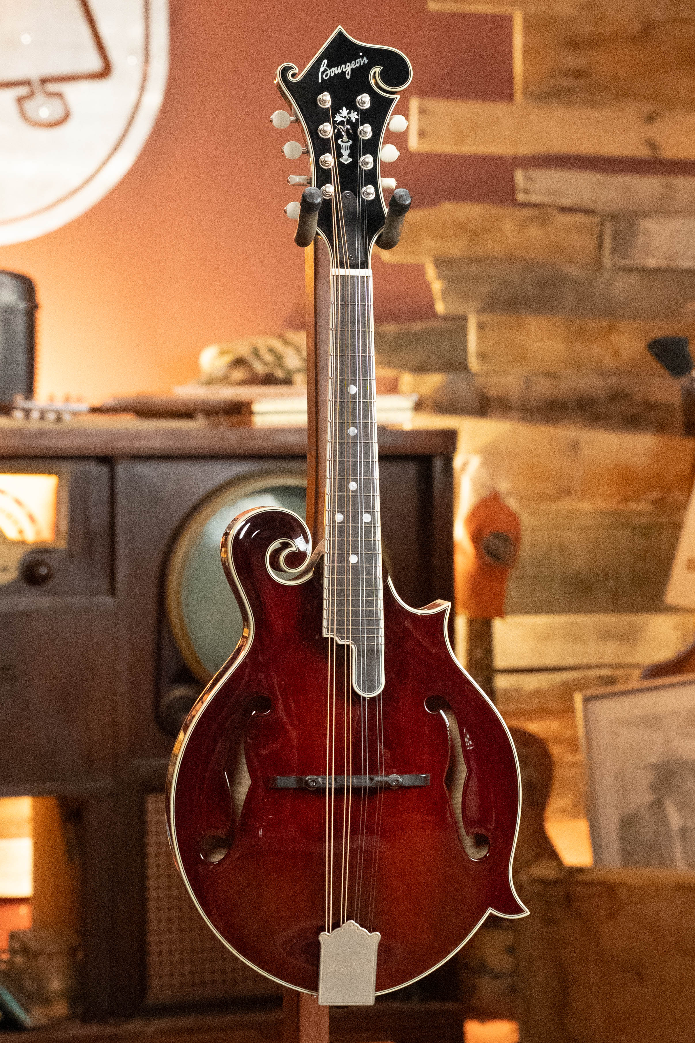 *Pre-Order Deposit ONLY* Bourgeois M5-F-CR Aged-Tone Adirondack/Maple Cordovan Red F-Style Mandolin