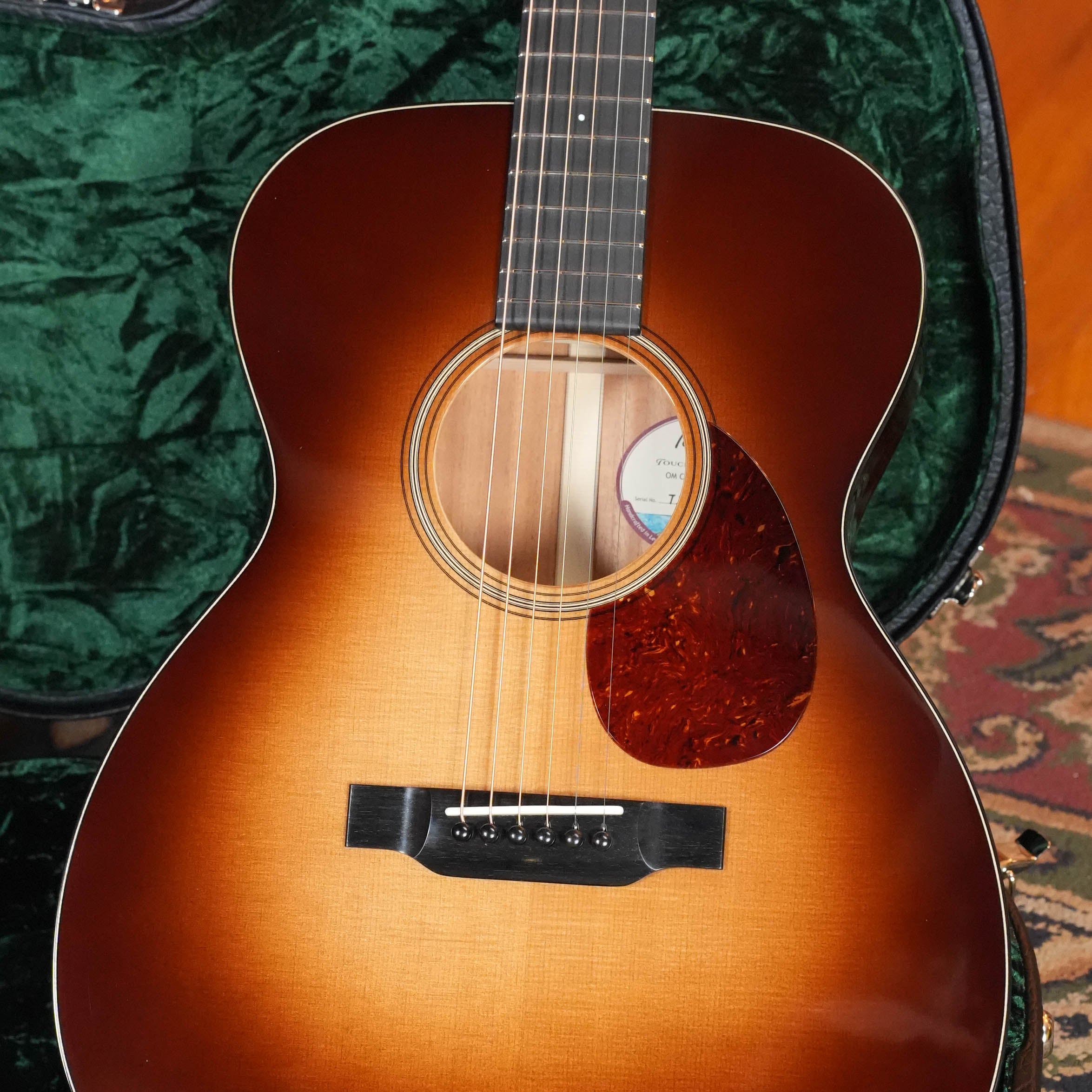 Bourgeois Country Boy Touchstone Series Sitka/Mahogany Sunburst Orchestra Model Acoustic Guitar #0252