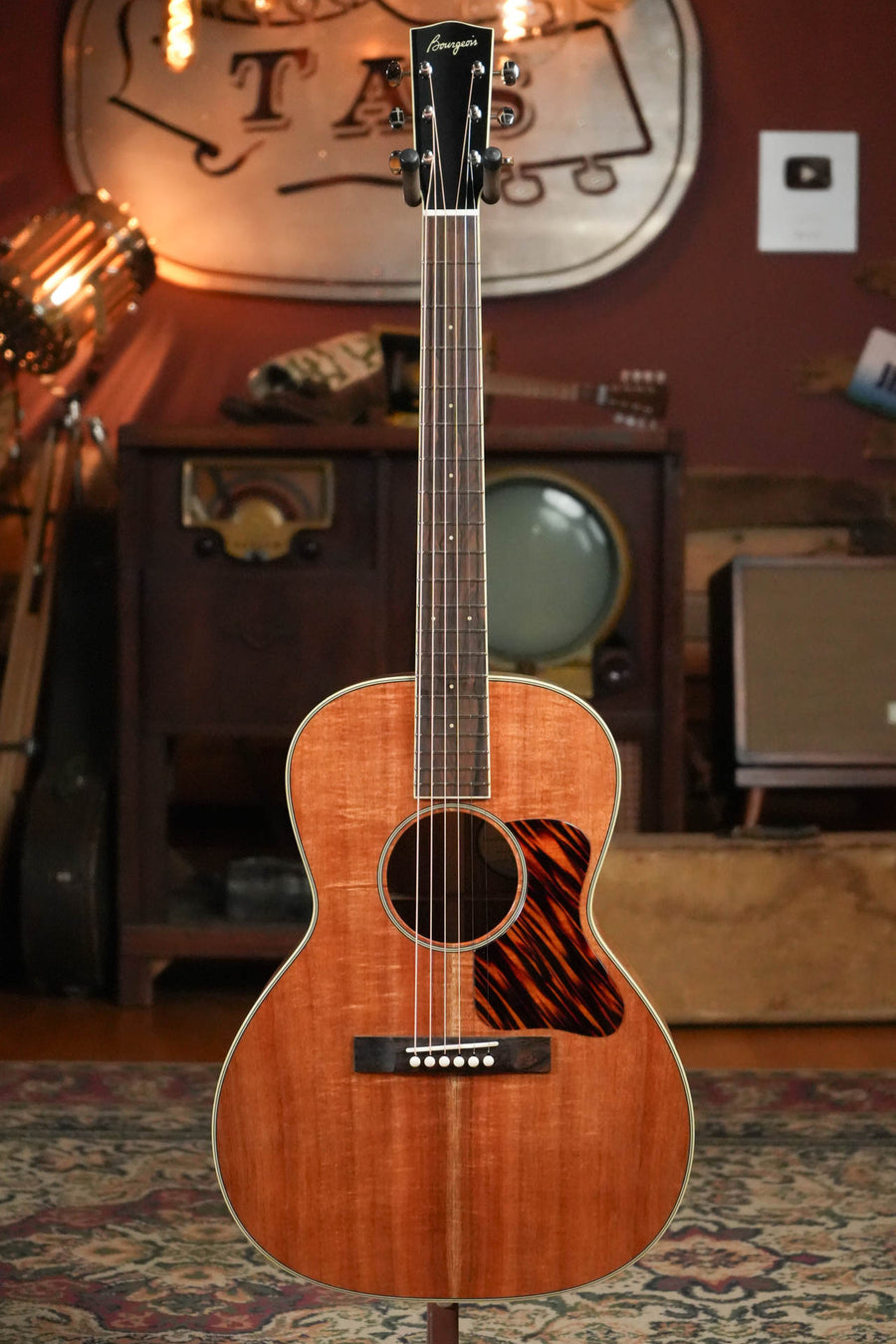 Bourgeois Downeast Hawaiian Bourgeois Blues Series All Koa LDB Acoustic Guitar #6221
