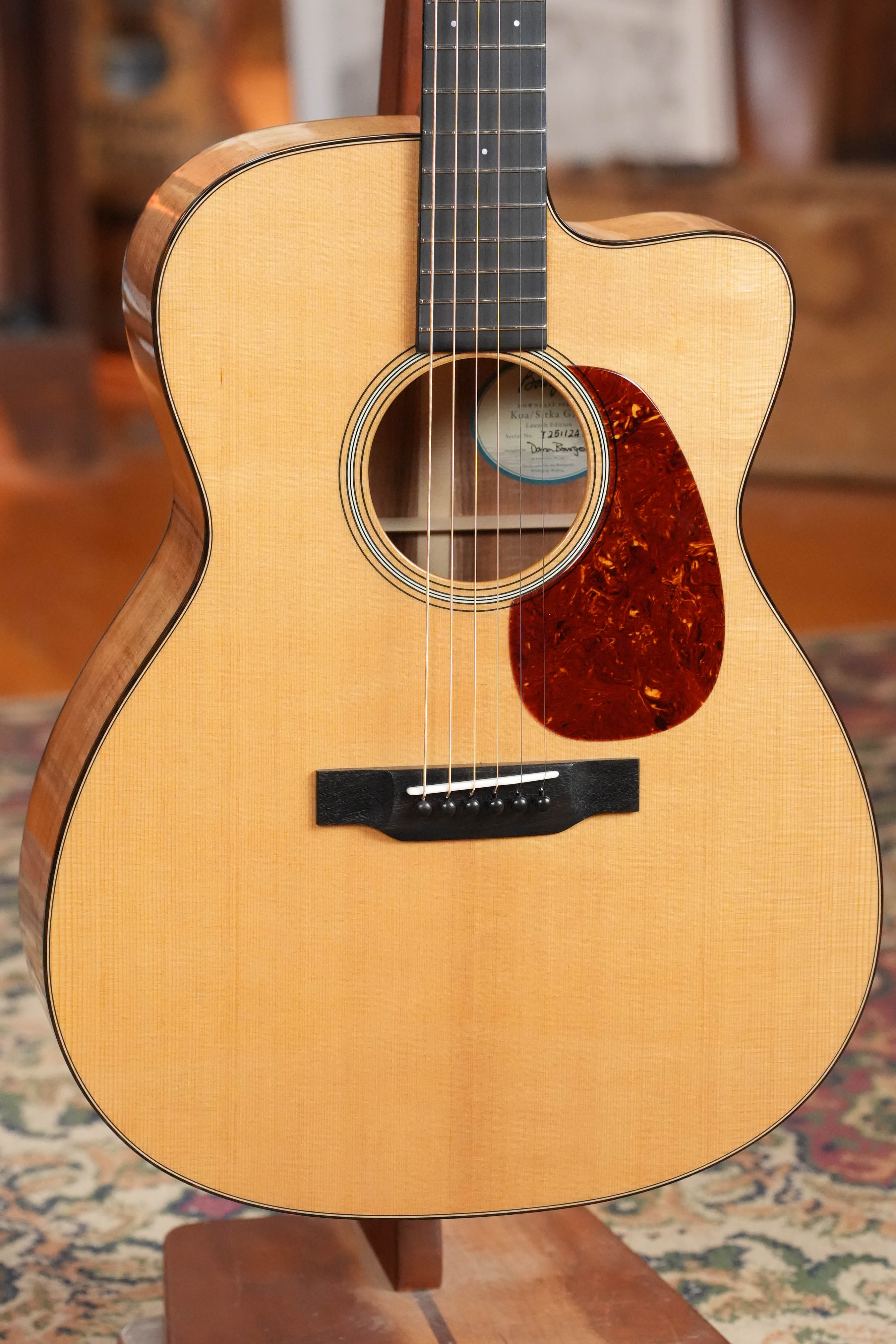 Bourgeois GACCB/DE-KOA-LE Sitka/Koa Grand Auditorium Acoustic Guitar #1247