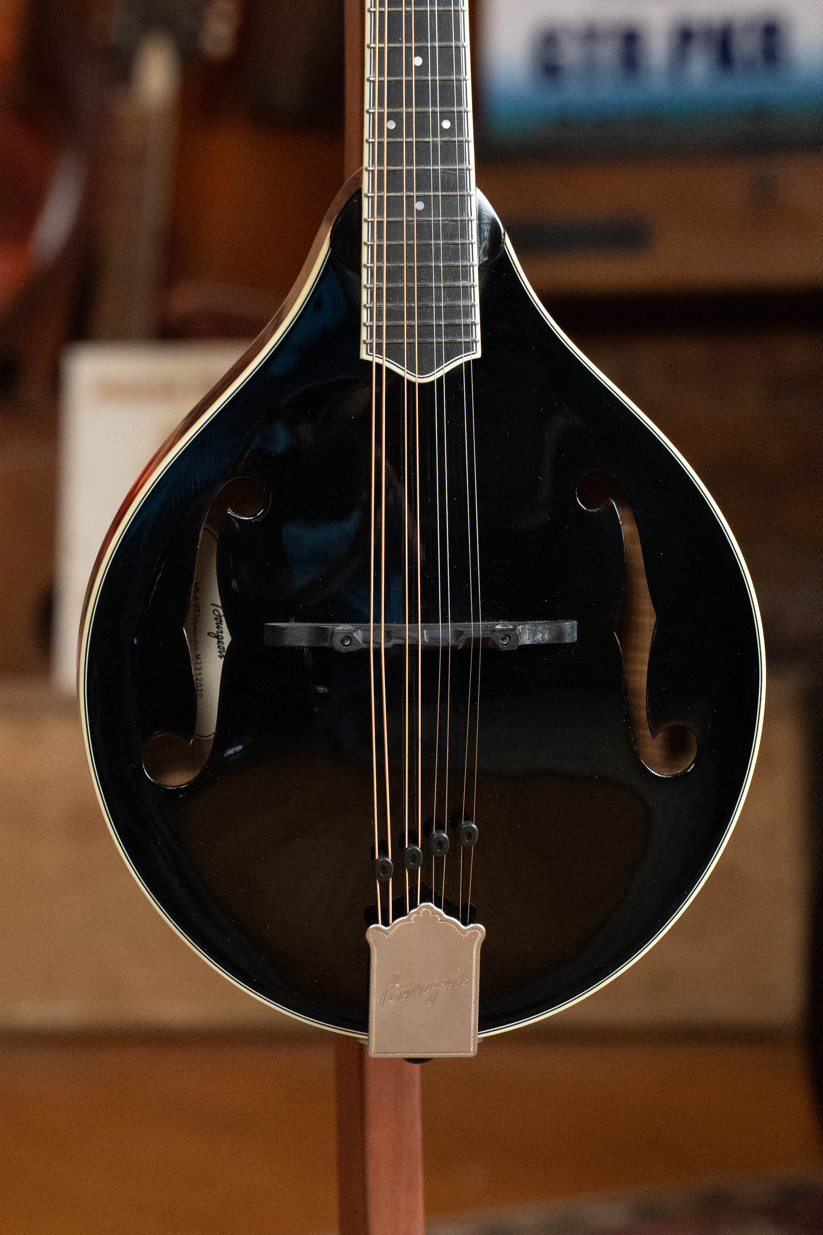 Bourgeois M5-A-BT Aged-Tone Black Top A-Style Mandolin #2020