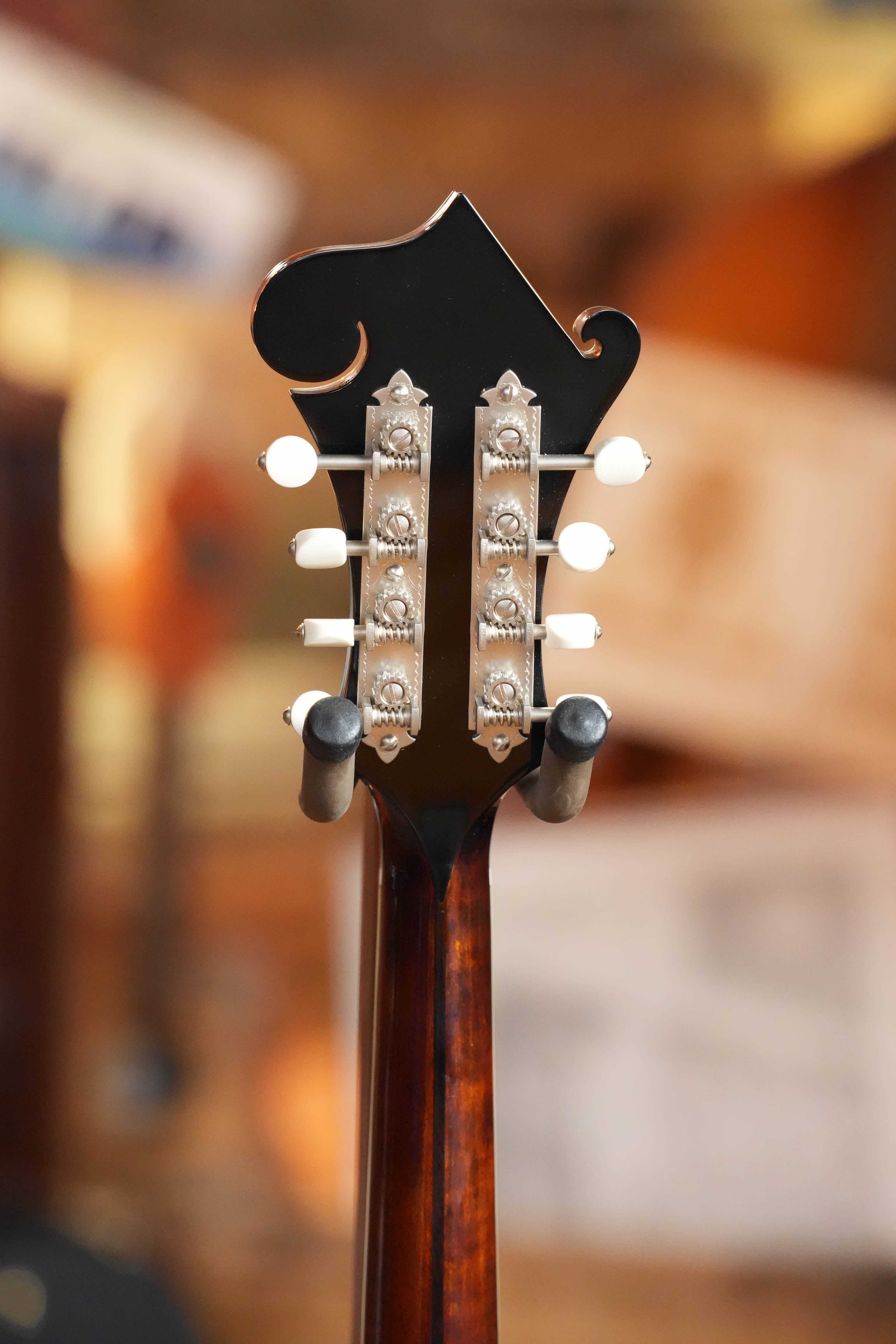 Bourgeois M5-F-BT Aged-Tone Adirondack/Maple Black Top F-Style Mandolin #3102