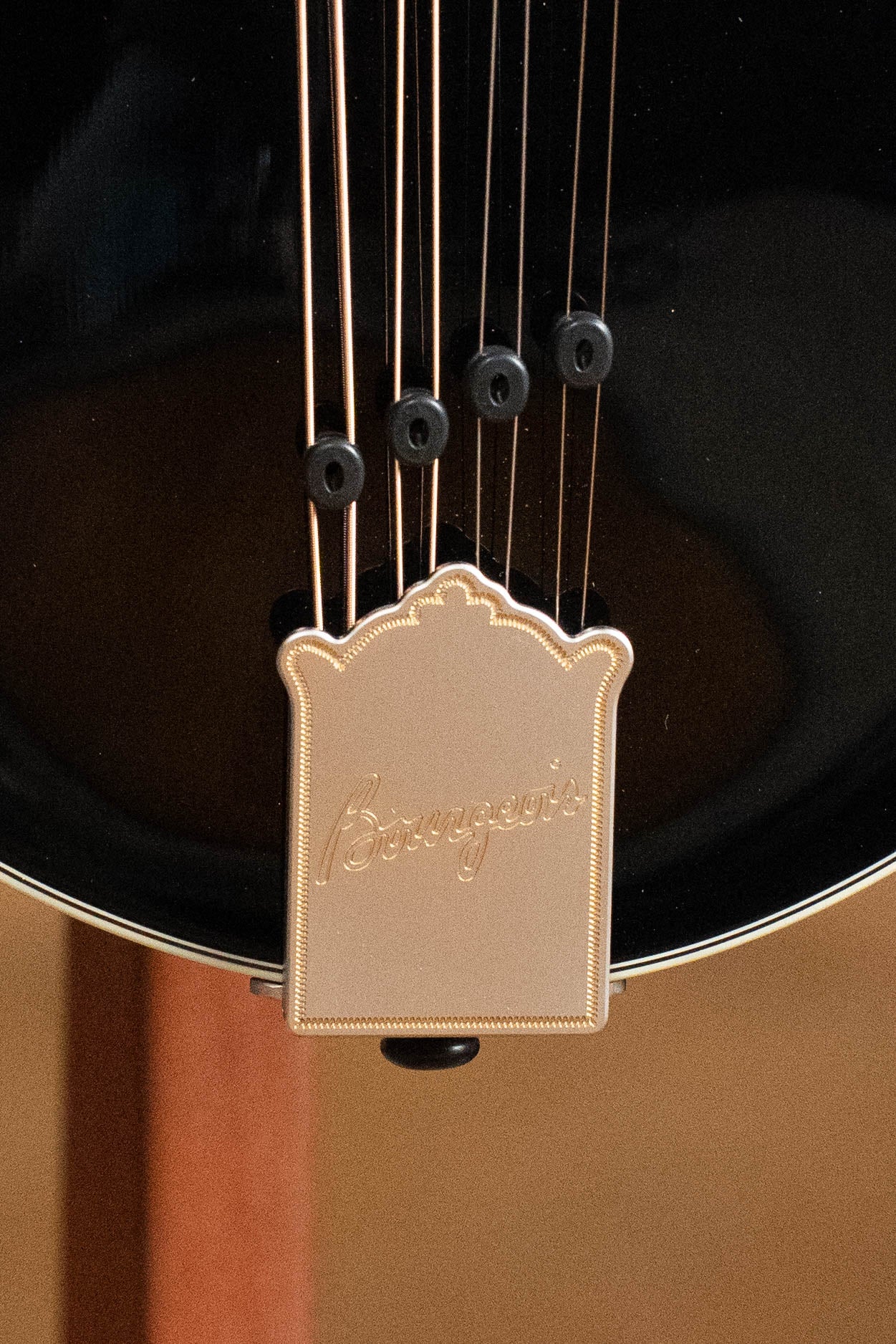 Bourgeois M5-F-BT Aged-Tone Adirondack/Maple Black Top F-Style Mandolin #6117