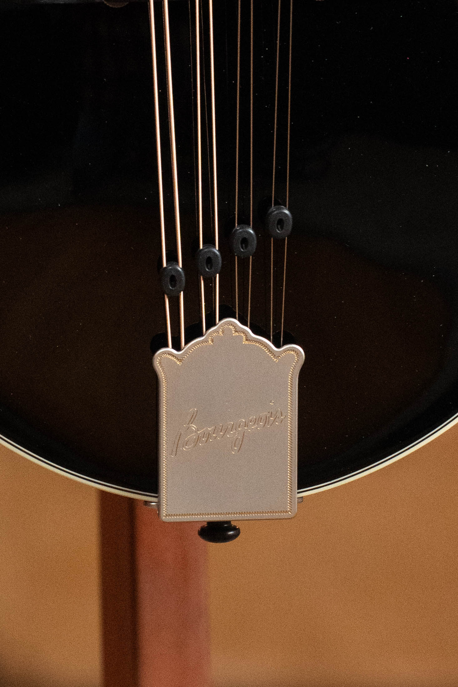 Bourgeois M5-F-BT Aged-Tone Adirondack/Maple Black Top F-Style Mandolin #8103