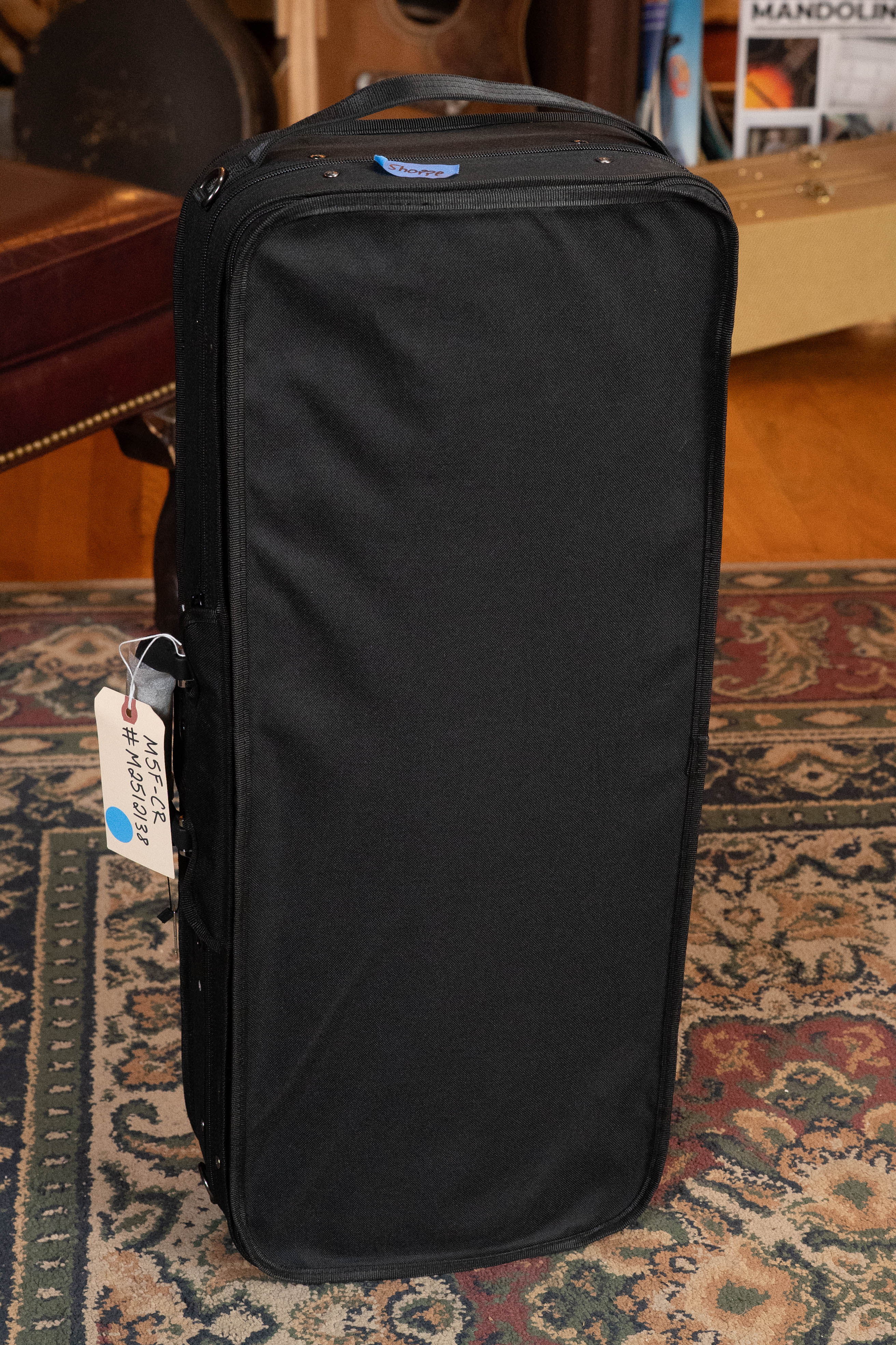 Bourgeois M5-F-CR Aged-Tone Adirondack/Maple Cordovan Red F-Style Mandolin #2138