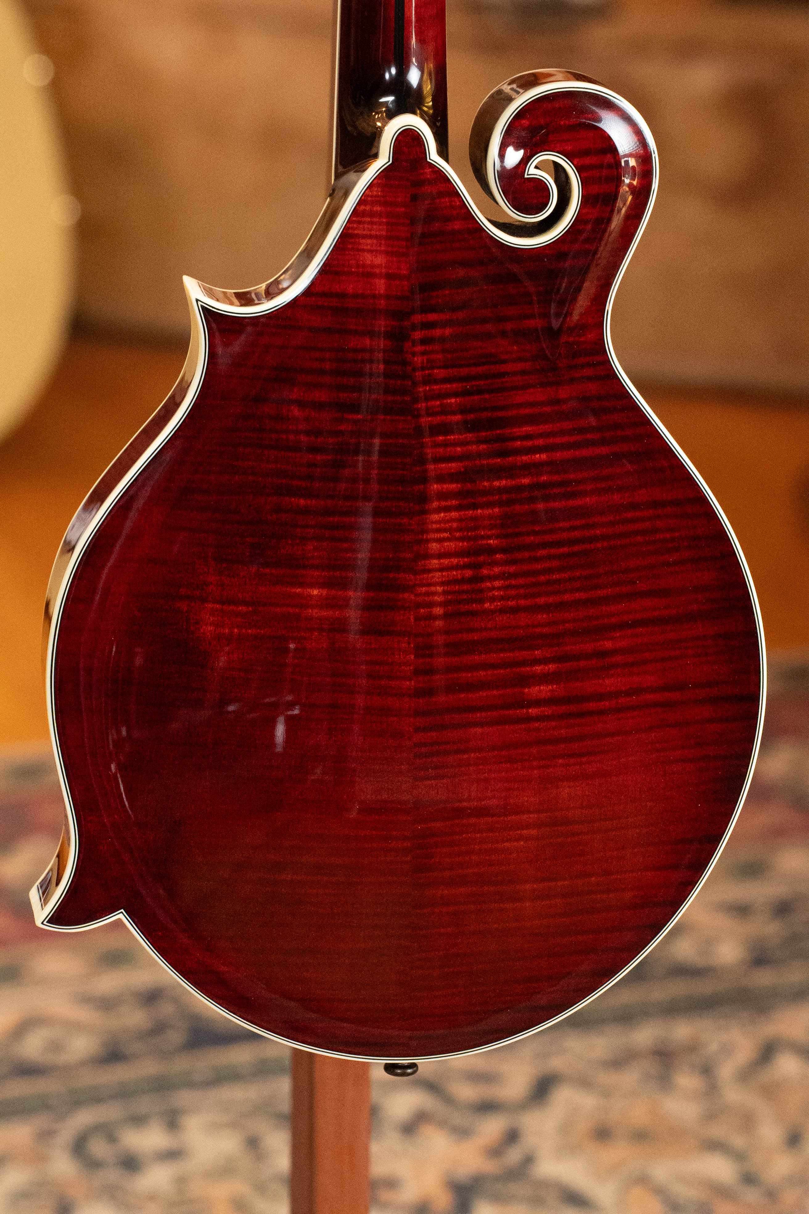 Bourgeois M5-F-CR Aged-Tone Adirondack/Maple Cordovan Red F-Style Mandolin #2139