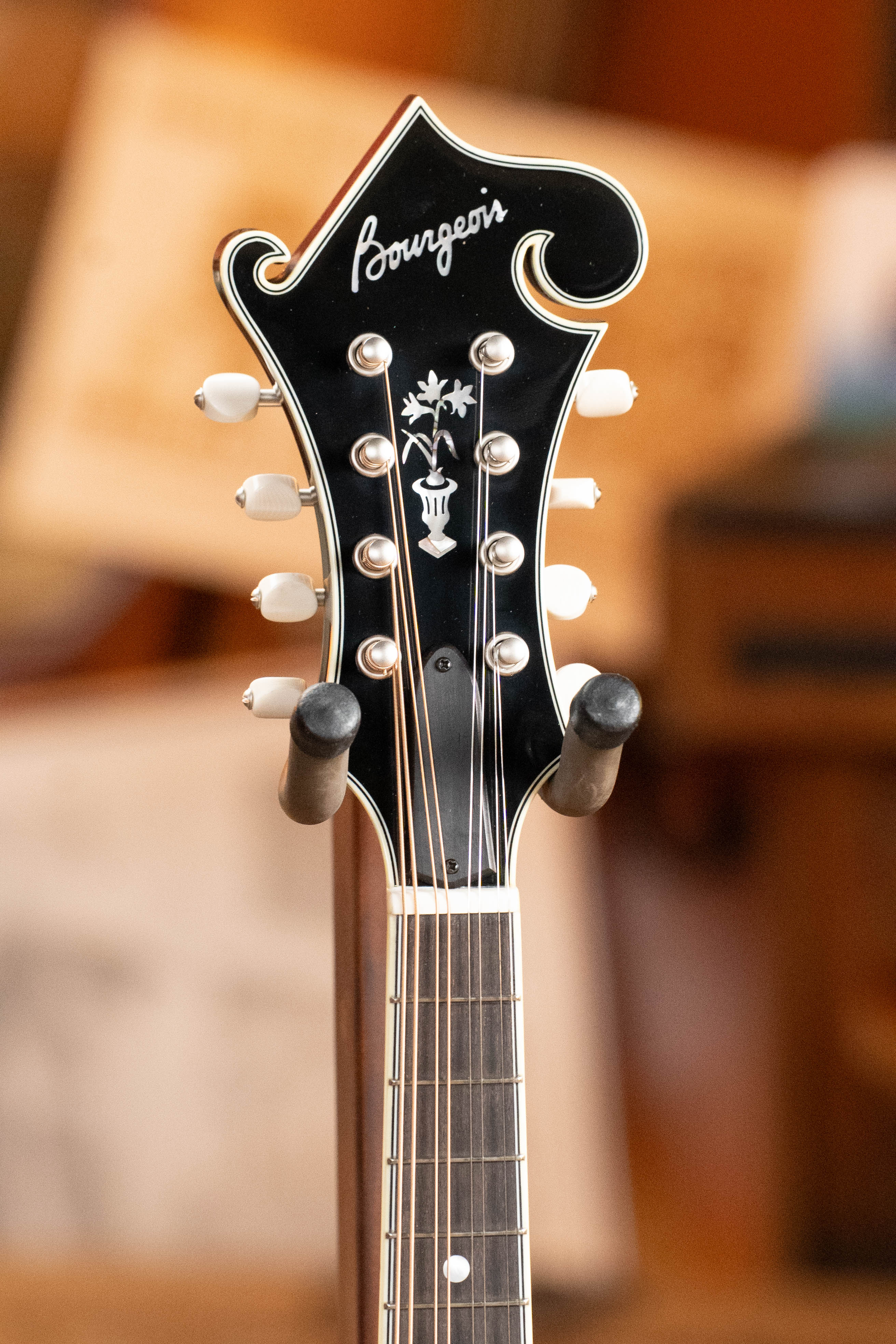 Bourgeois M5-F-CR Aged-Tone Adirondack/Maple Cordovan Red F-Style Mandolin #2139