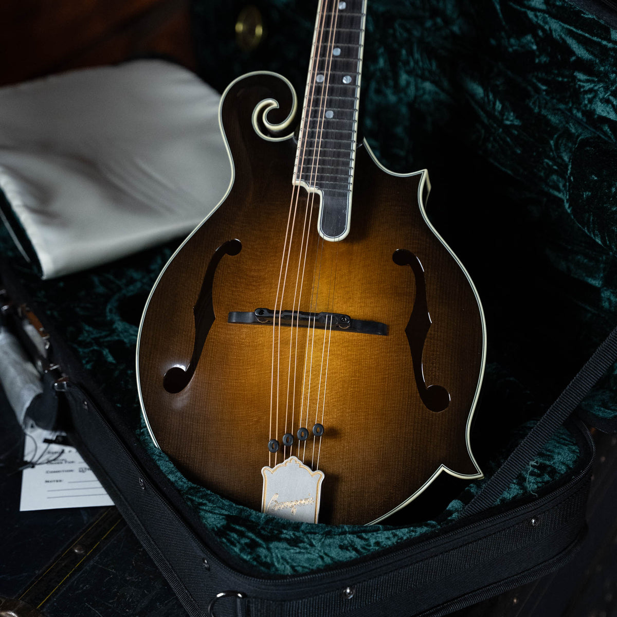 Bourgeois M5-F-SB Sunburst F-Style Mandolin #7118