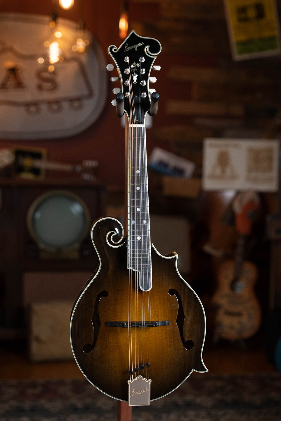 Bourgeois M5-F-SB Sunburst F-Style Mandolin #7118