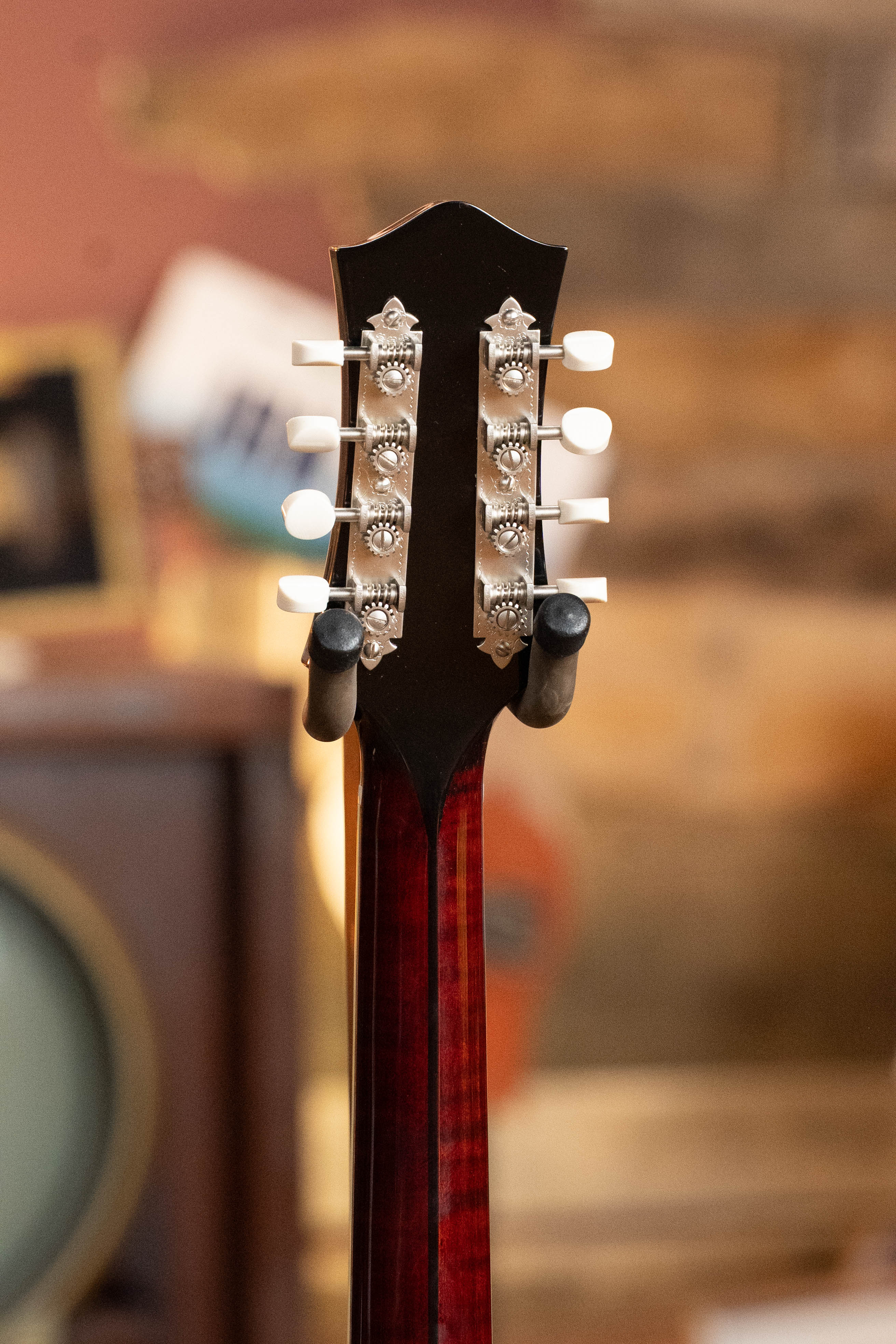 Bourgeois M5-O-BT Aged Tone Adirondack/European Curly Maple Black Octave Mandolin #2114