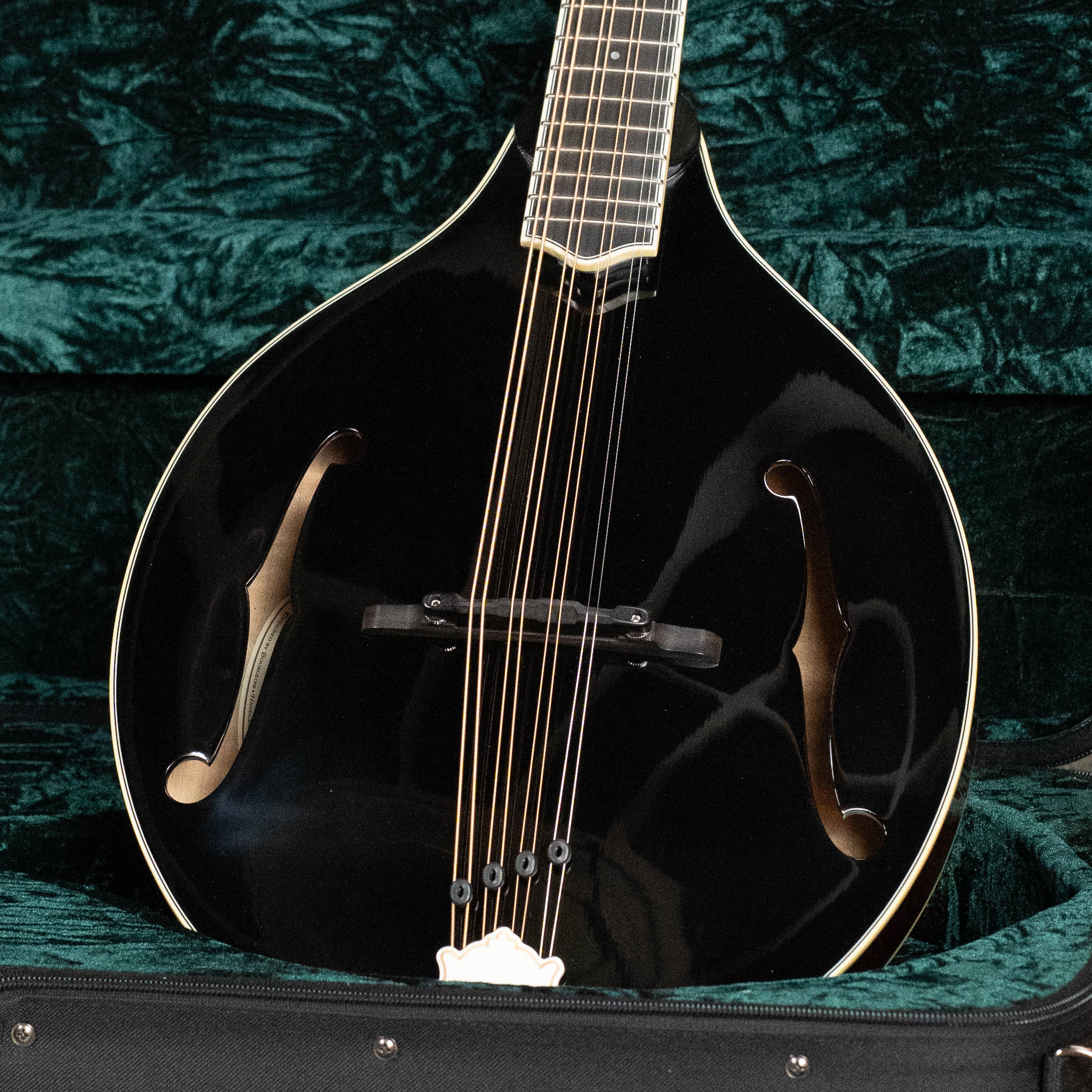 Bourgeois M5-O-BT Aged Tone Adirondack/European Curly Maple Black Octave Mandolin #9048