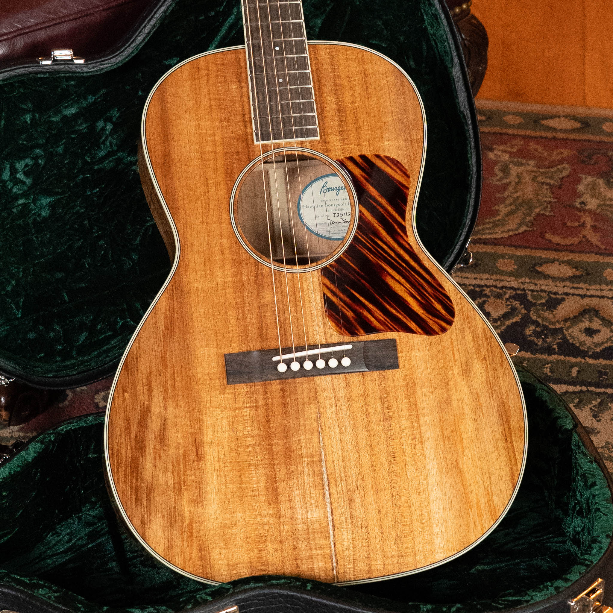 Bourgeois NAMM Launch Downeast Hawaiian Blues Series All Koa LDB Acoustic Guitar #1212