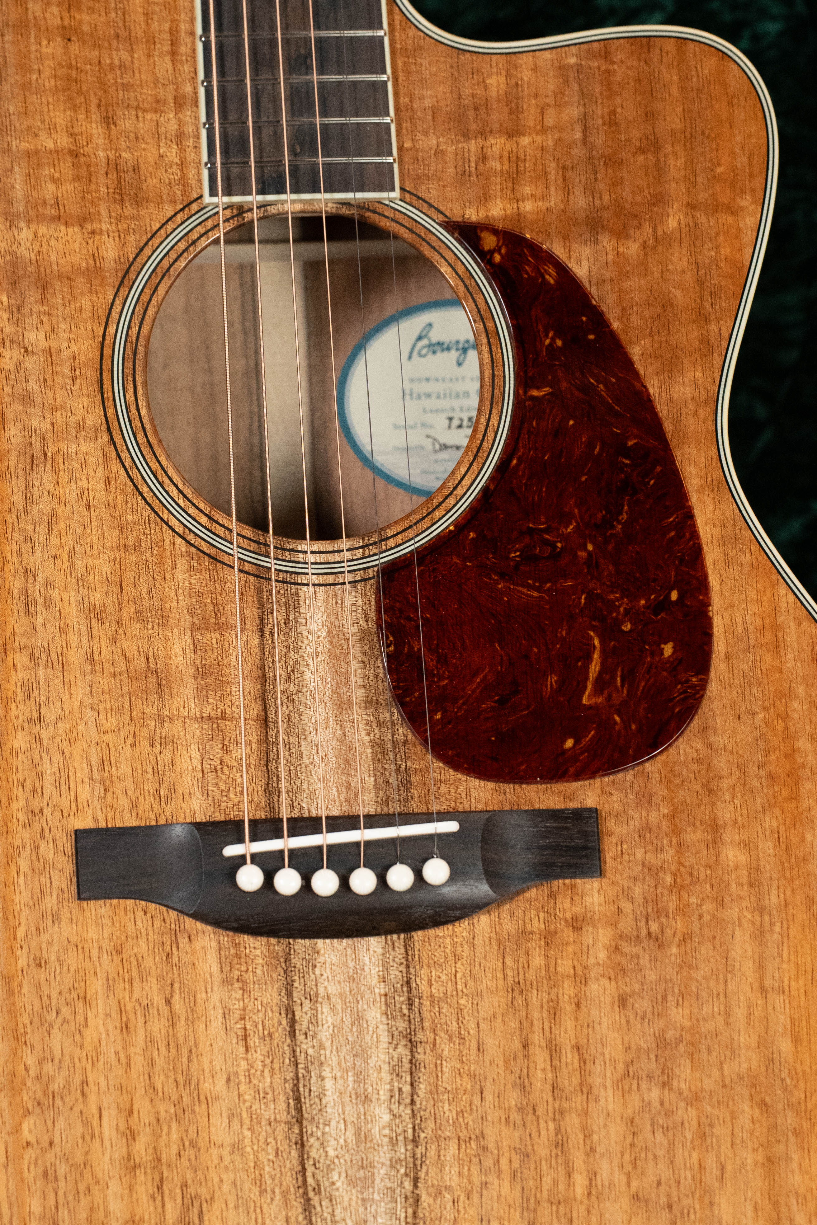 Bourgeois NAMM Launch Downeast Hawaiian Series All Koa Grand Auditorium Cutaway Acoustic Guitar #1276