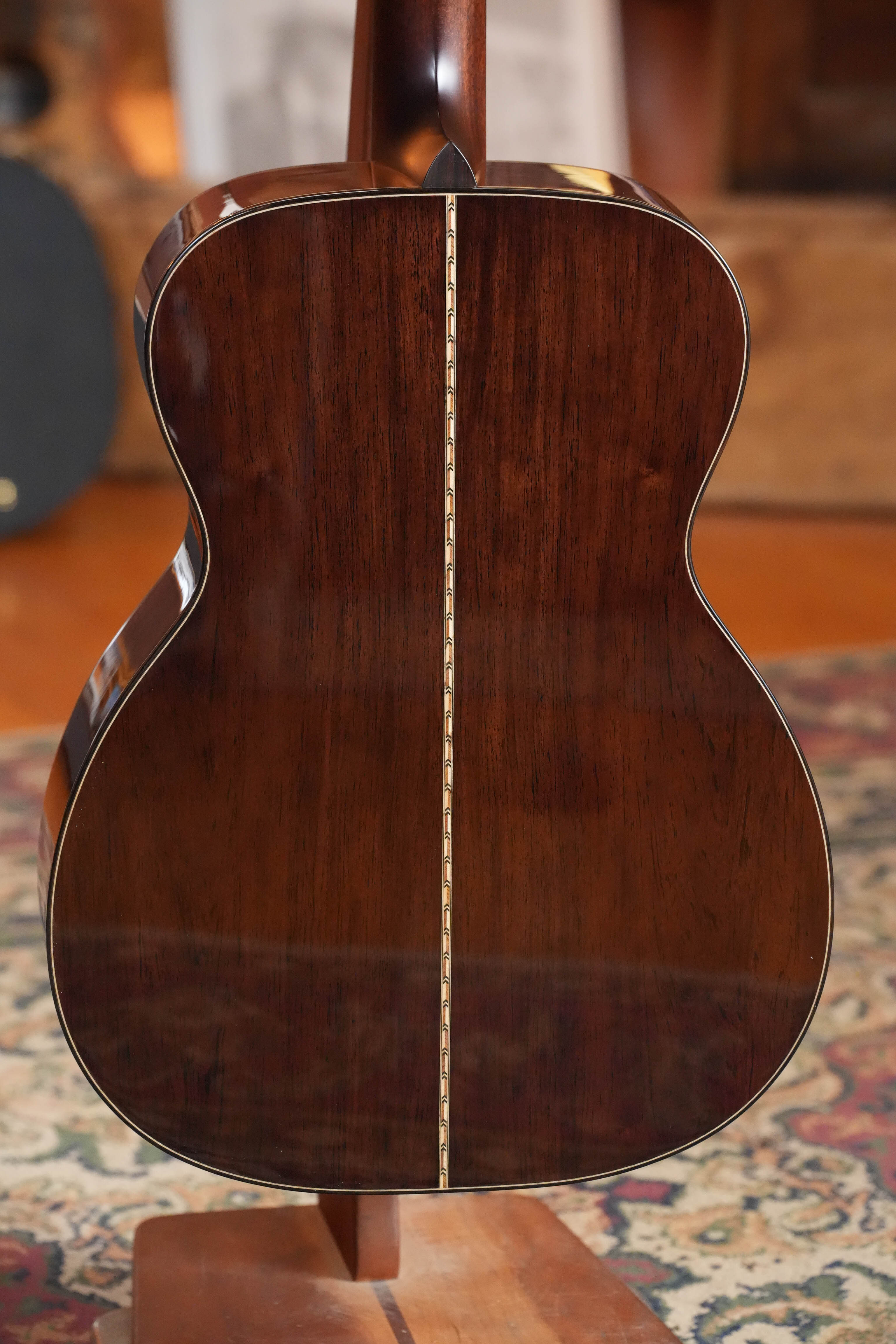 Bourgeois OMSIG-SB/TS Touchstone Signature Torrefied Alaskan Sitka/Madagascar Rosewood Sunburst Orchestra Model Acoustic Guitar #1298