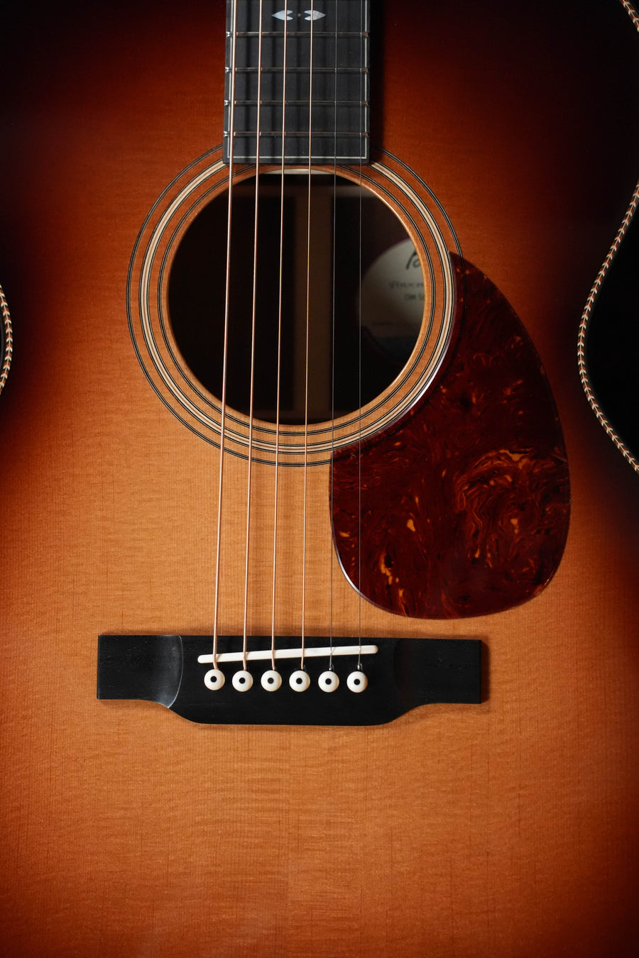 *Dread-Not Certified Used* Bourgeois Touchstone Signature OMSIG-SB/TS Orchestra Model Sunburst Acoustic Guitar #1299
