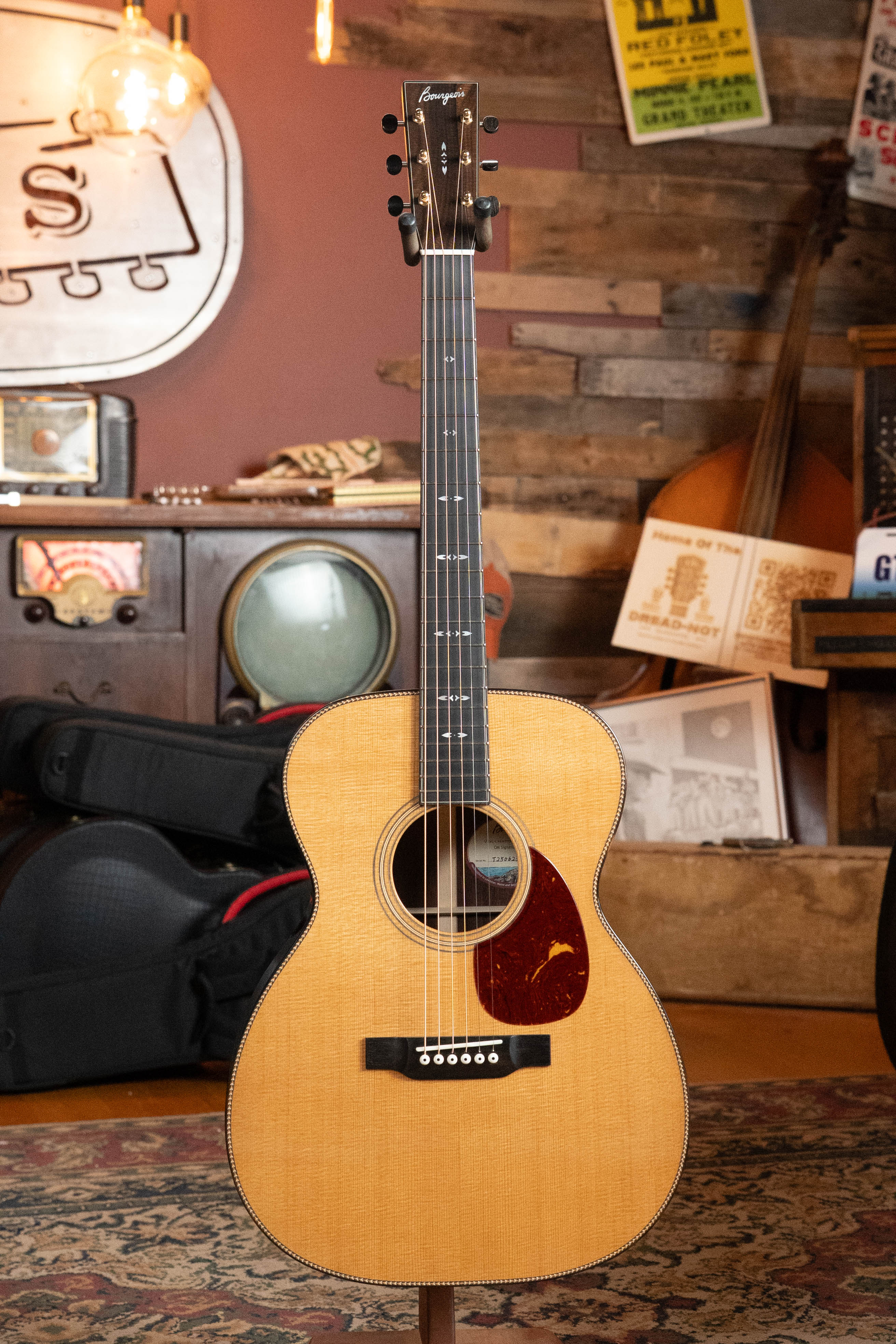 Bourgeois OM Touchstone Signature Torrefied Alaskan Sitka/Madagascar Rosewood Acoustic Guitar #6230