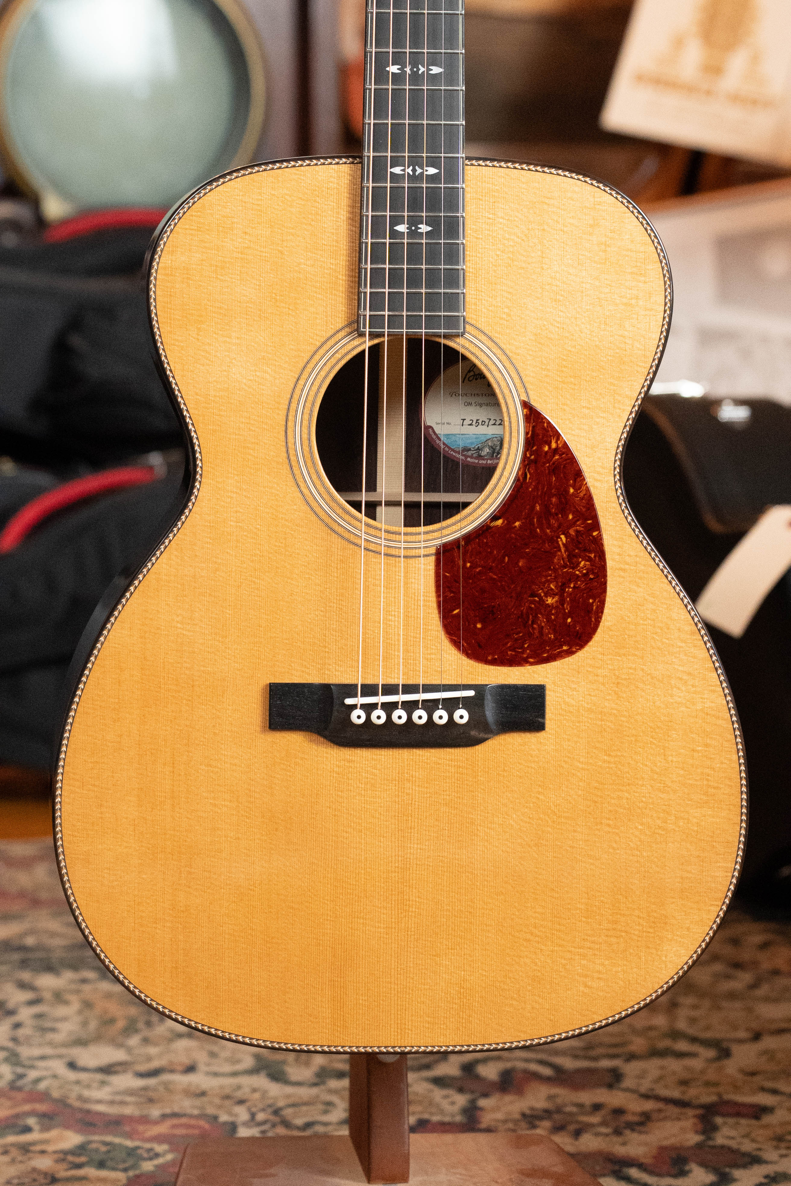 Bourgeois OM Touchstone Signature Torrefied Alaskan Sitka/Madagascar Rosewood Acoustic Guitar #7228