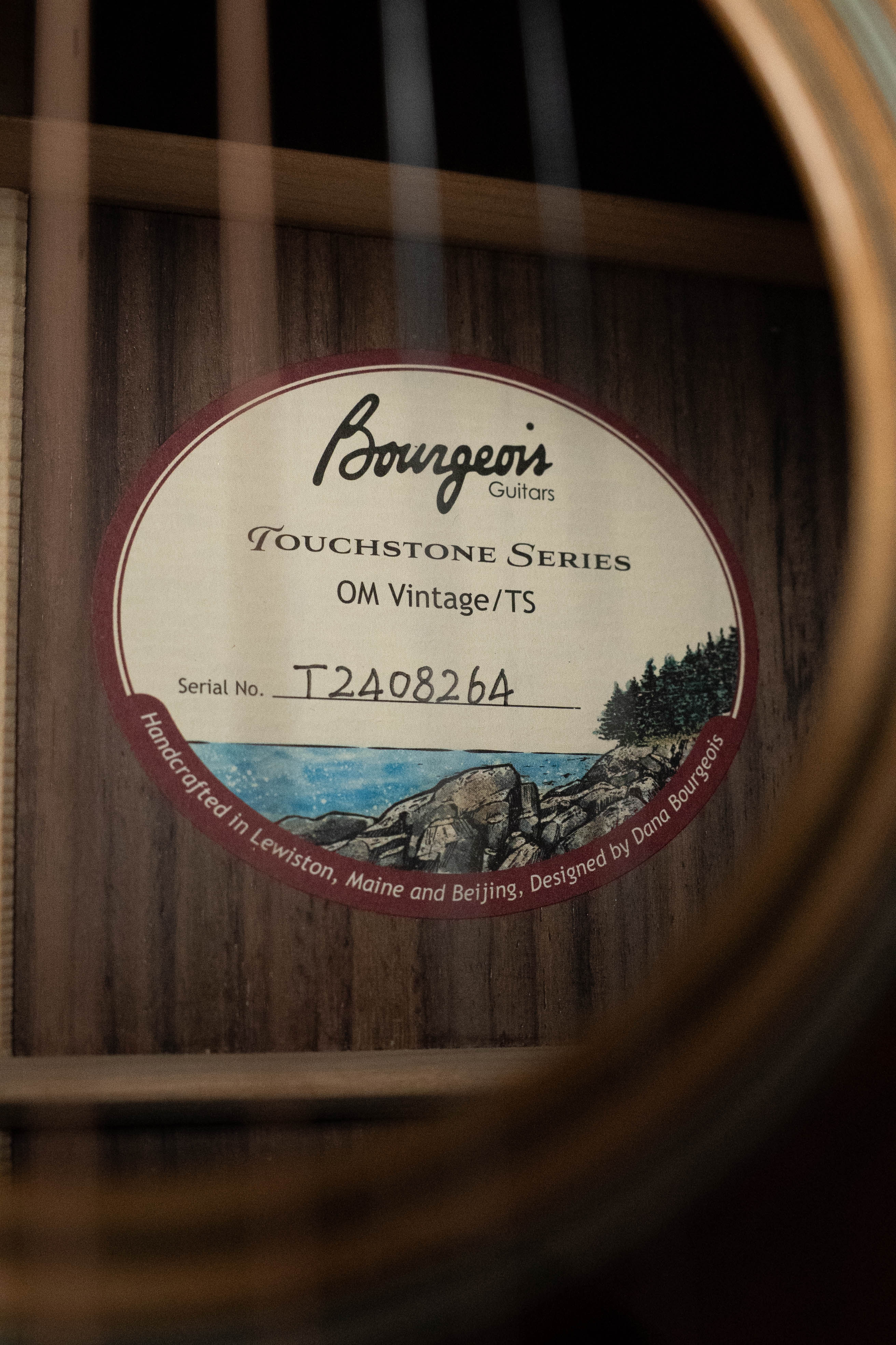 Bourgeois OM Vintage/TS Touchstone Series Orchestra Model Acoustic Guitar #8264