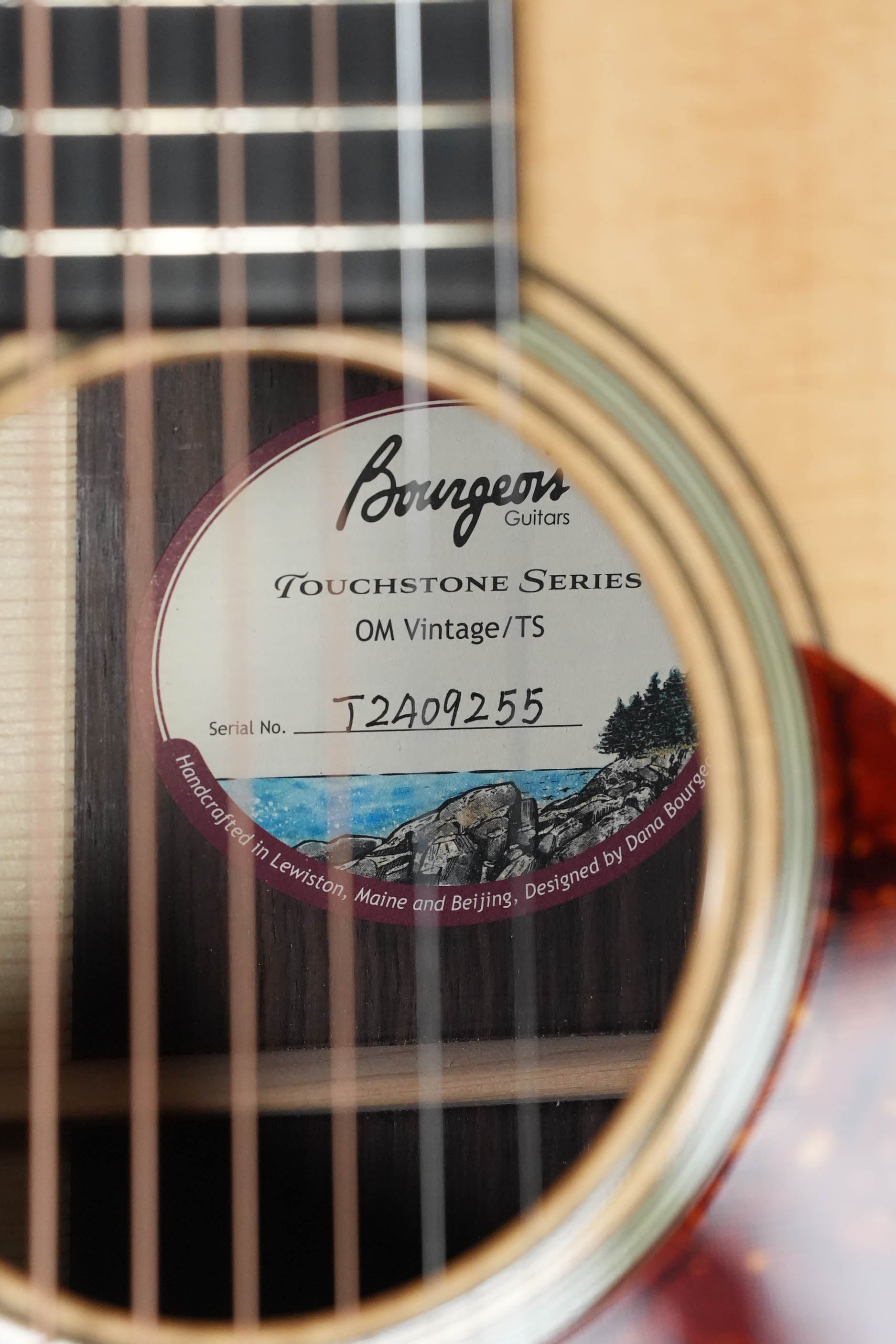 Bourgeois OM Vintage/TS Touchstone Series Orchestra Model Acoustic Guitar #9255