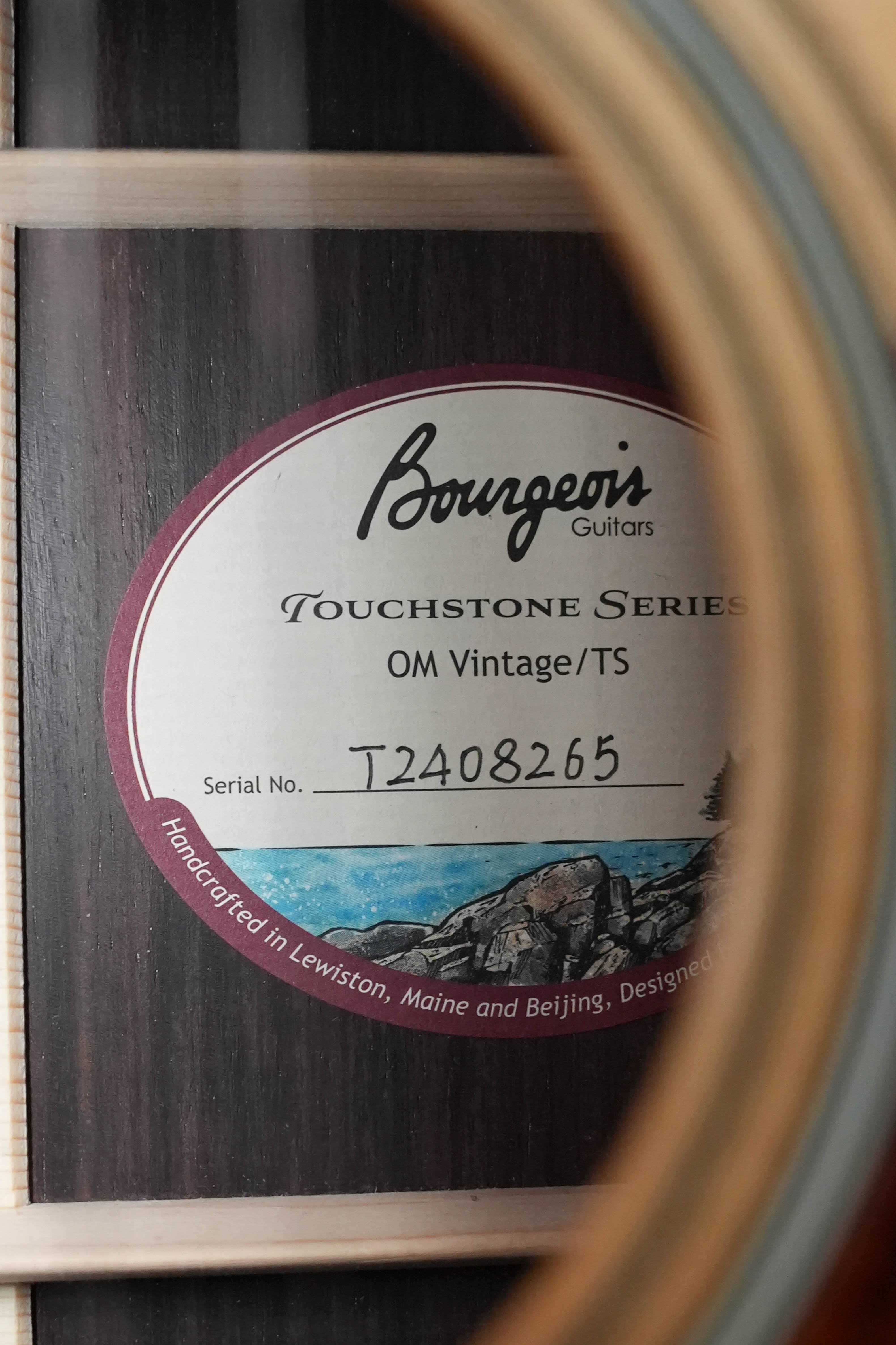Bourgeois OM Vintage Touchstone Series Acoustic Guitar #8265