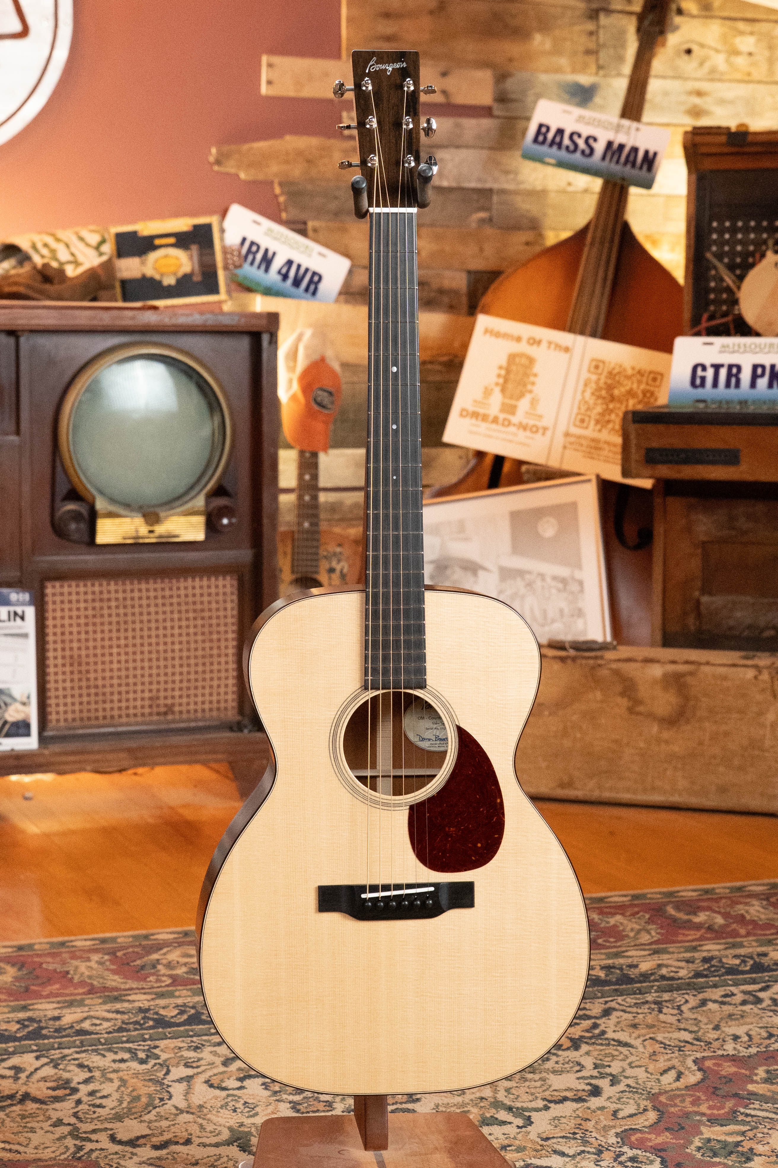 Bourgeois Professional Series Country Boy Satin Sitka/Mahogany Satin OM Acoustic Guitar #1219