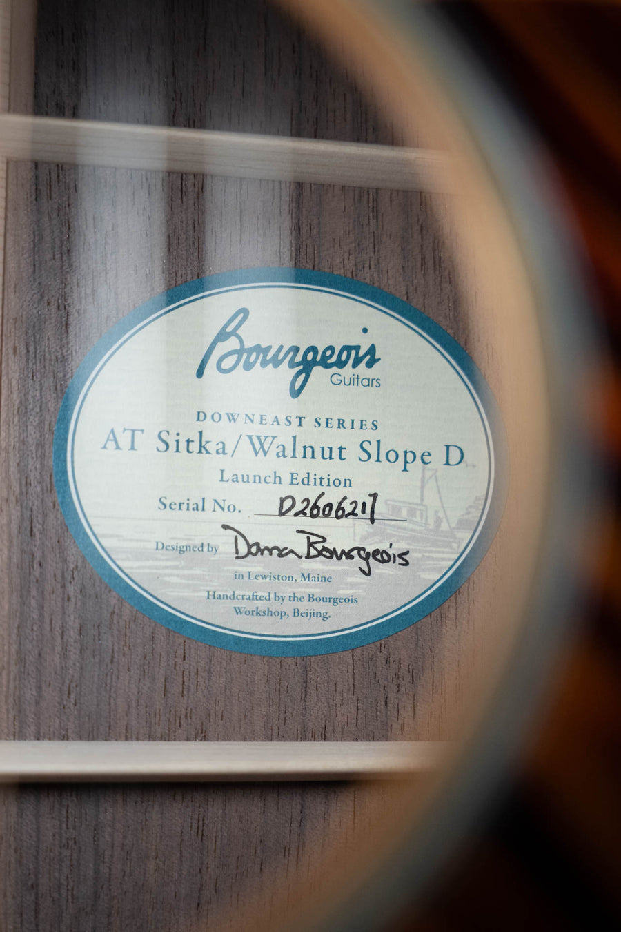 Bourgeois SDS/DE Downeast Launch Edition Slope-Shoulder Dreadnought Acoustic Guitar #6217