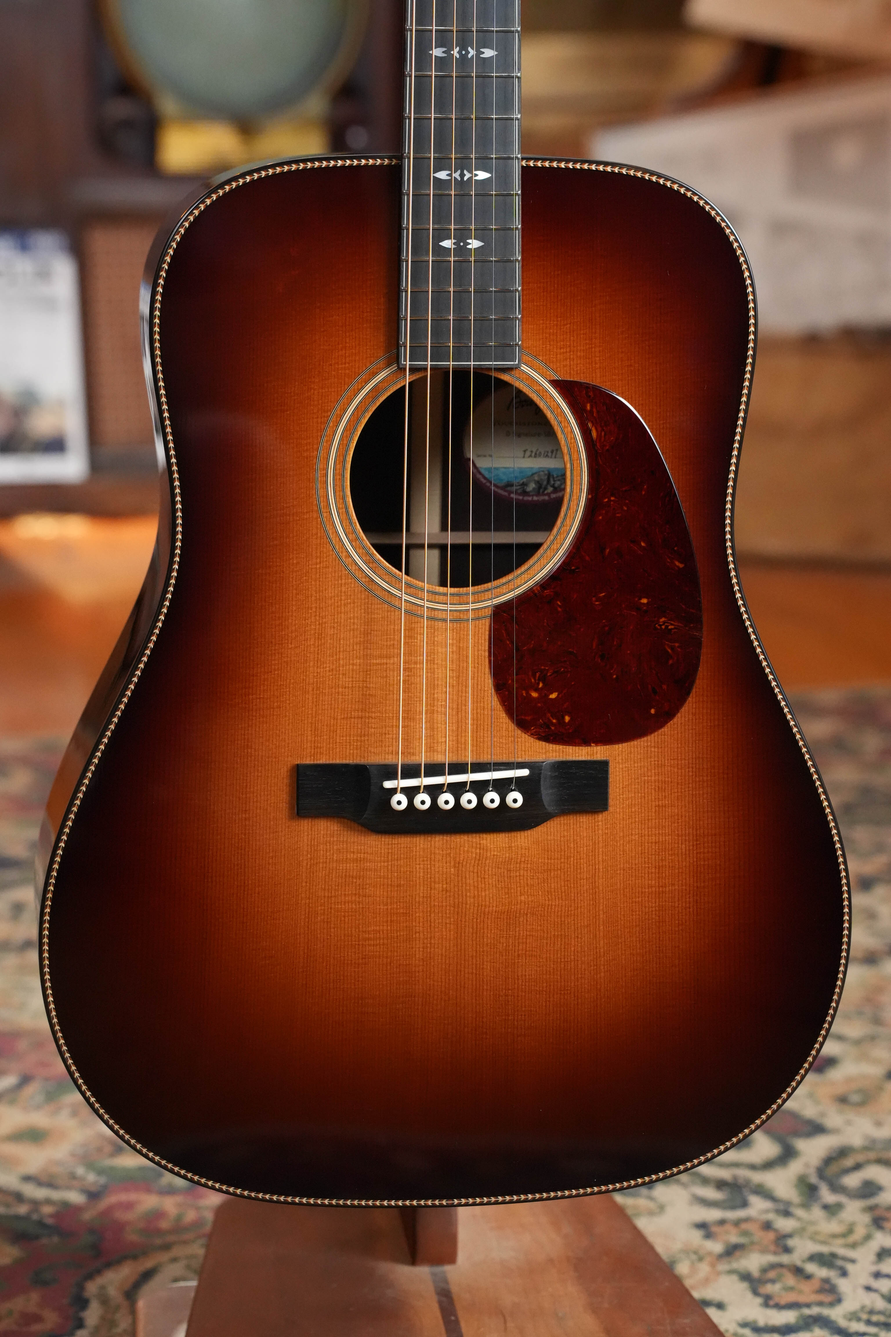 Bourgeois Signature Touchstone Series Spruce/Rosewood Sunburst Dreadnought Acoustic Guitar #1297