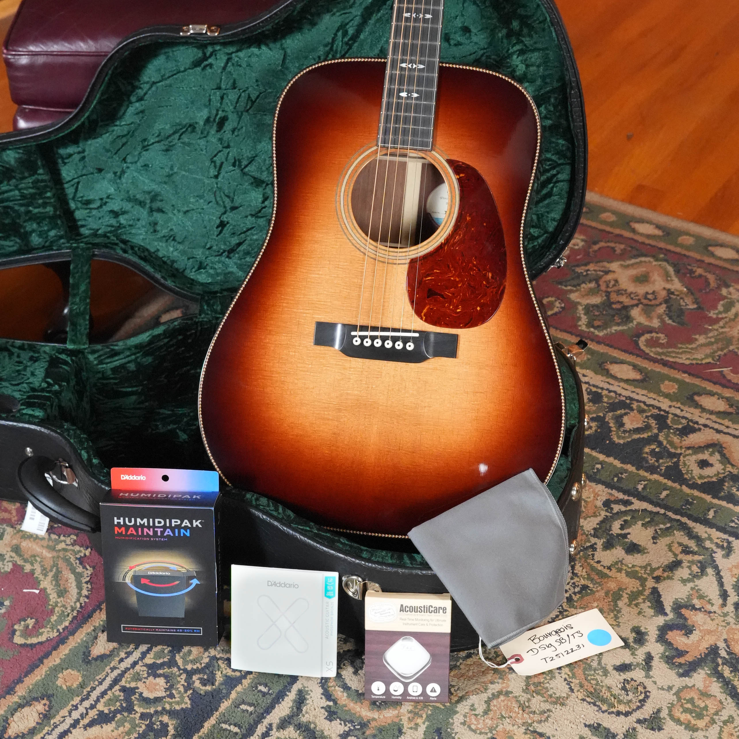 Bourgeois Signature Touchstone Series Spruce/Rosewood Sunburst Dreadnought Acoustic Guitar #2231