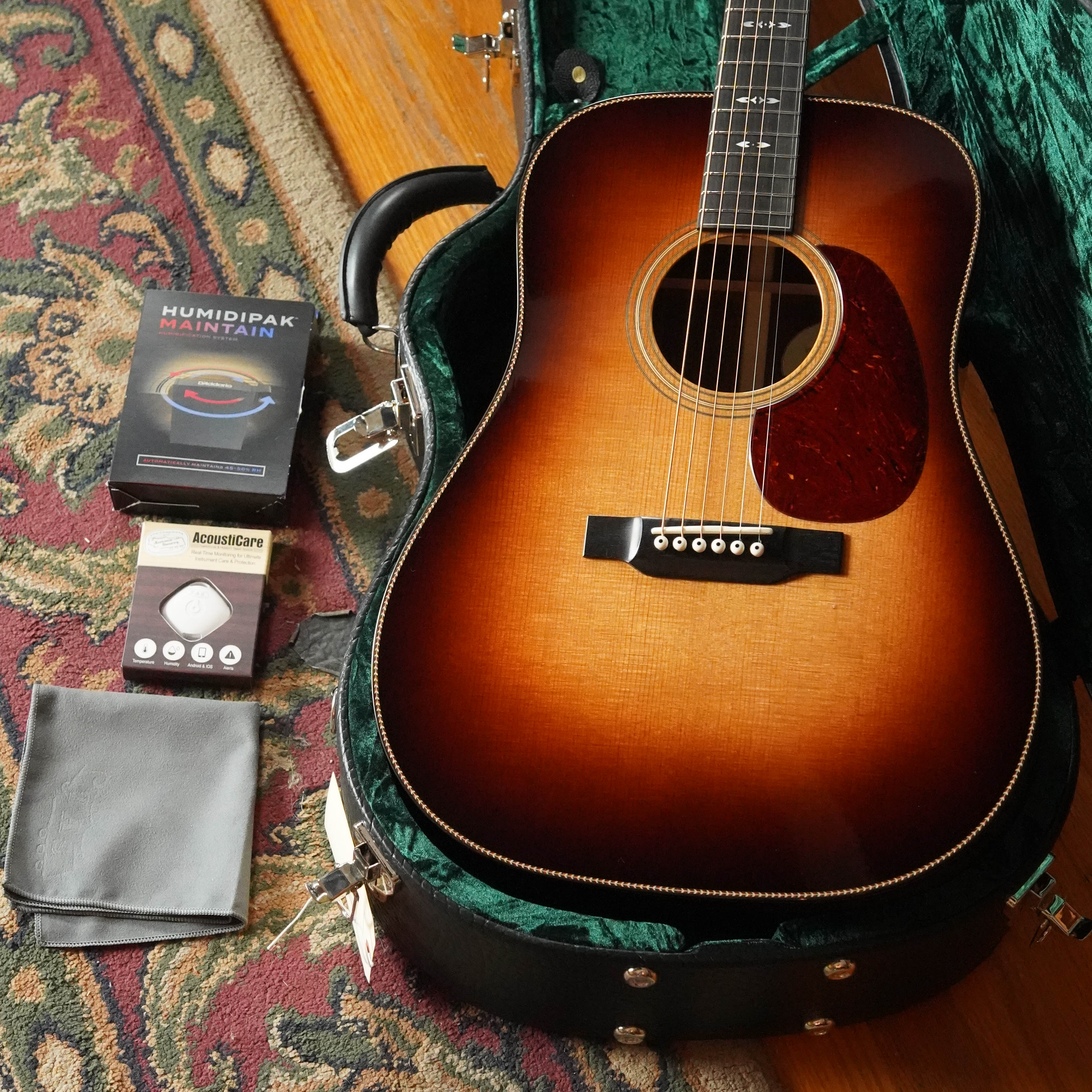 Bourgeois Signature Touchstone Series Sunburst Dreadnought Acoustic Guitar #1291