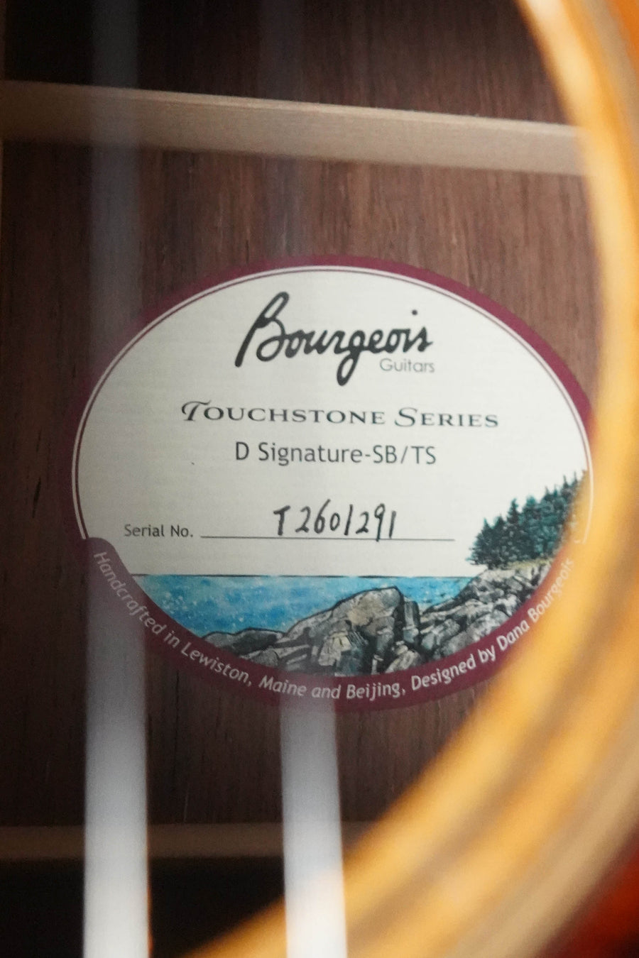 Bourgeois Signature Touchstone Series Sunburst Dreadnought Acoustic Guitar #1291
