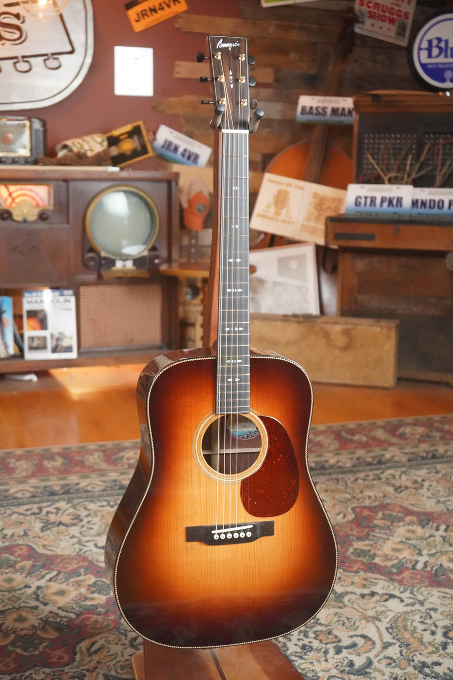 Bourgeois Signature Touchstone Series Sunburst Dreadnought Acoustic Guitar #1291