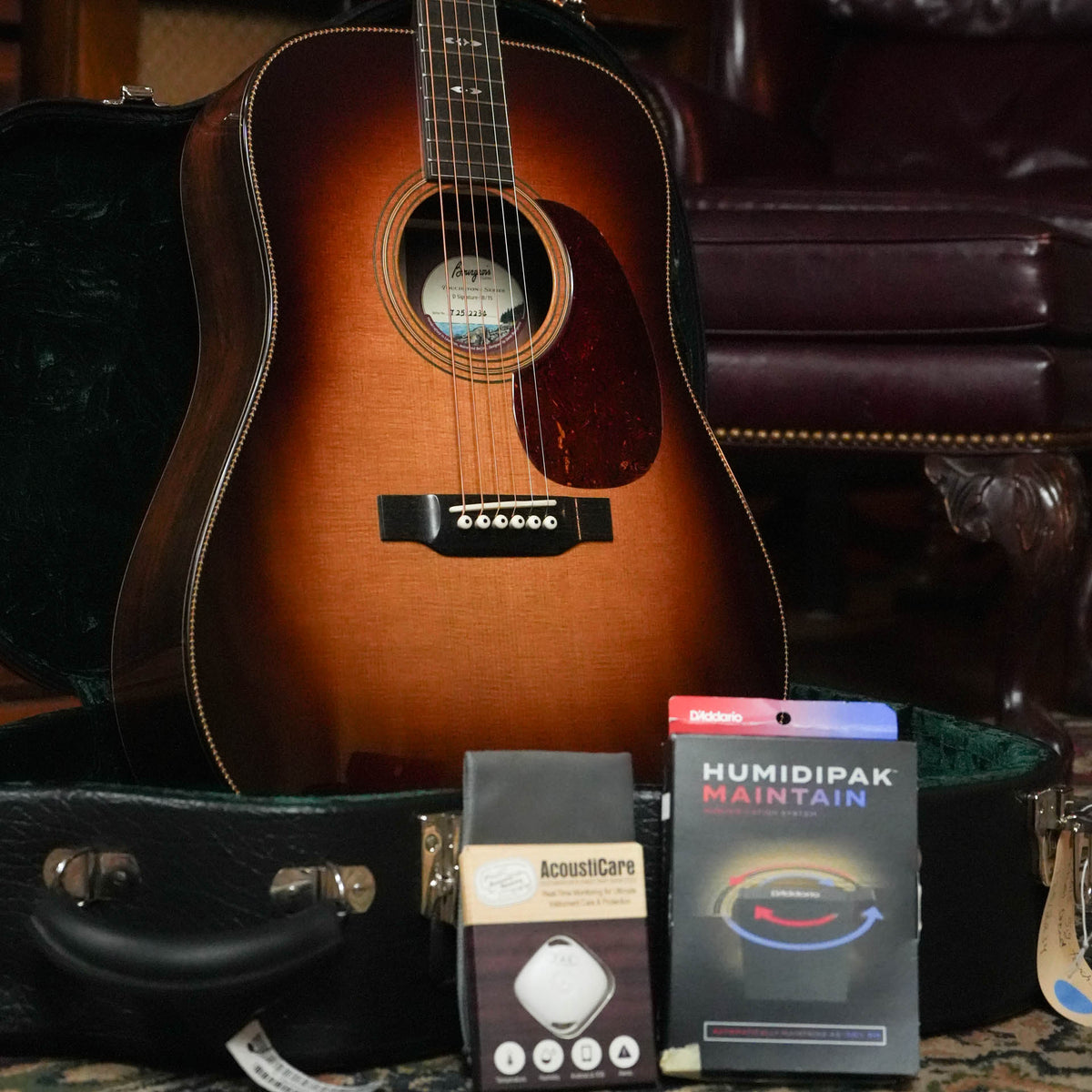Bourgeois Signature Touchstone Series Sunburst Dreadnought Acoustic Guitar #2234