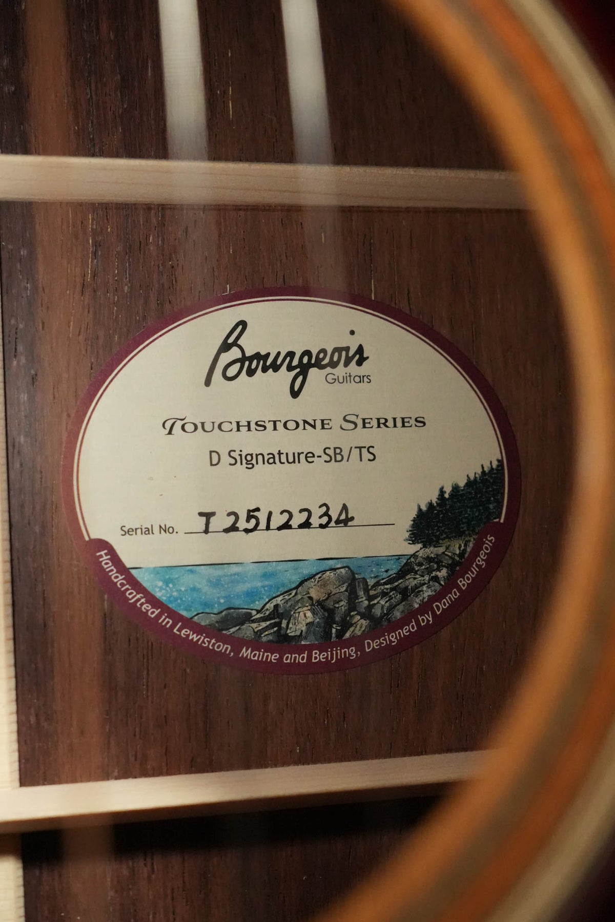 Bourgeois Signature Touchstone Series Sunburst Dreadnought Acoustic Guitar #2234