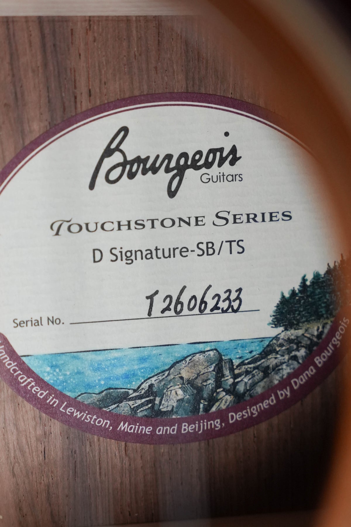 Bourgeois Signature Touchstone Series Sunburst Dreadnought Acoustic Guitar #6233