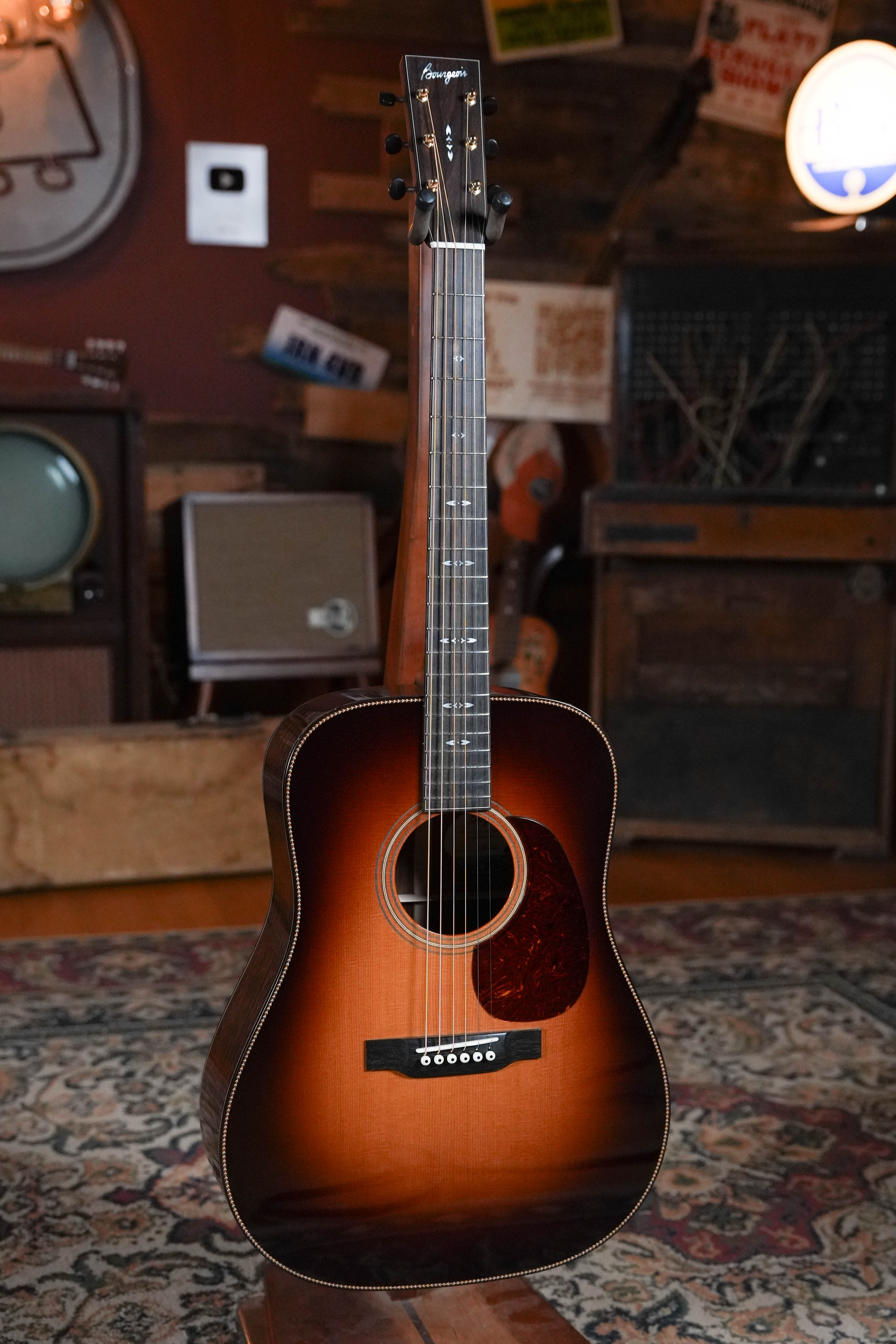 Bourgeois Signature Touchstone Series Sunburst Dreadnought Acoustic Guitar #6233