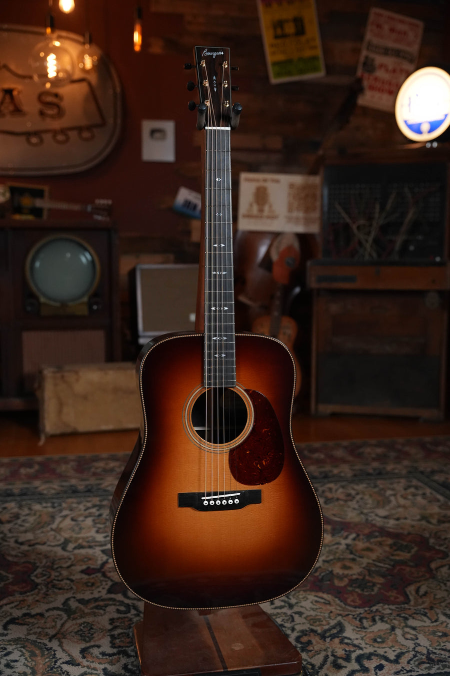 Bourgeois Signature Touchstone Series Sunburst Dreadnought Acoustic Guitar #6255