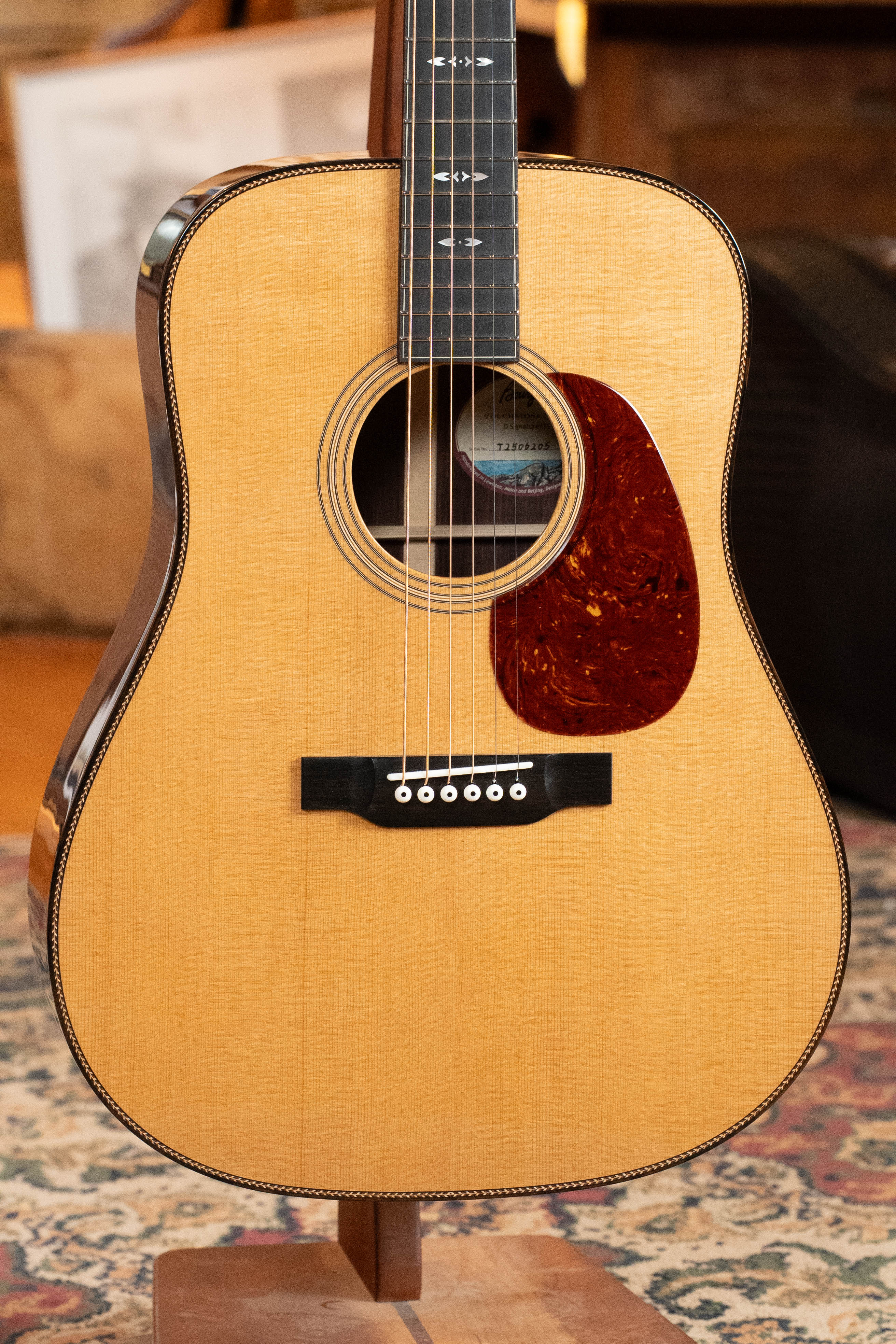 Bourgeois Signature Touchstone Series Torrefied Sitka/Madagascar Dreadnought Acoustic Guitar #6205