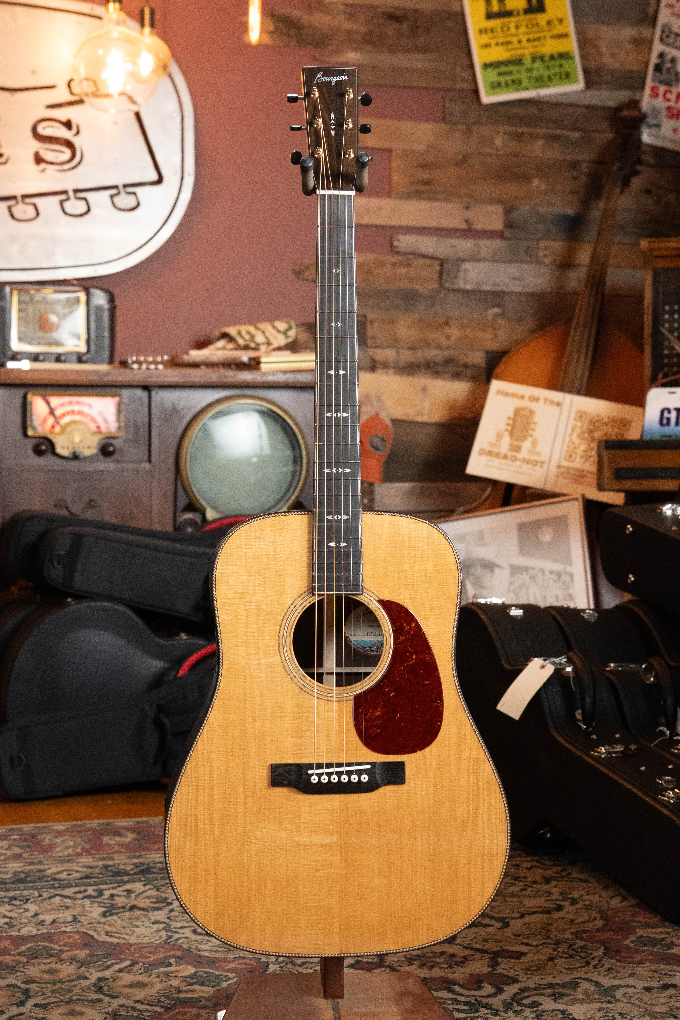 Bourgeois Signature Touchstone Series Torrefied Sitka/Mahogany Dreadnought Acoustic Guitar #5242