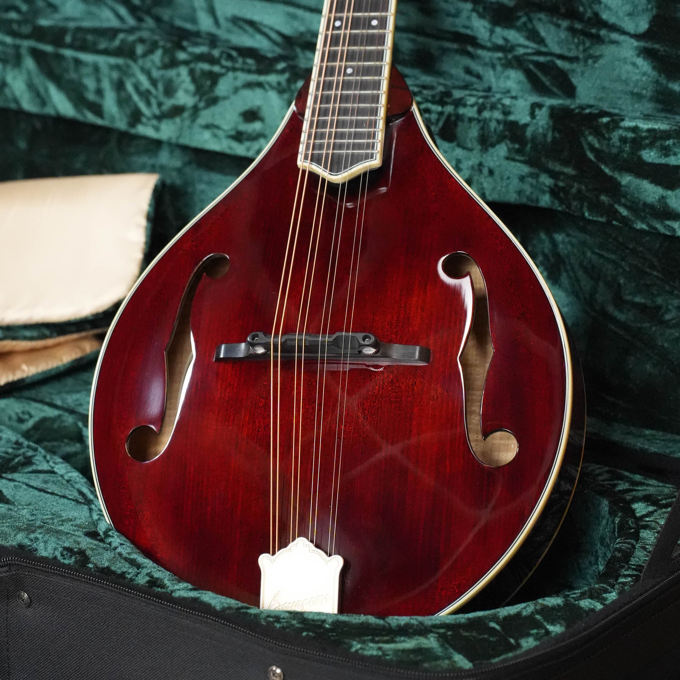 Bourgeois TAS Exclusive M5-A-CR Aged-Tone Adirondack/Maple Cordovan Red A-Style Mandolin #2119